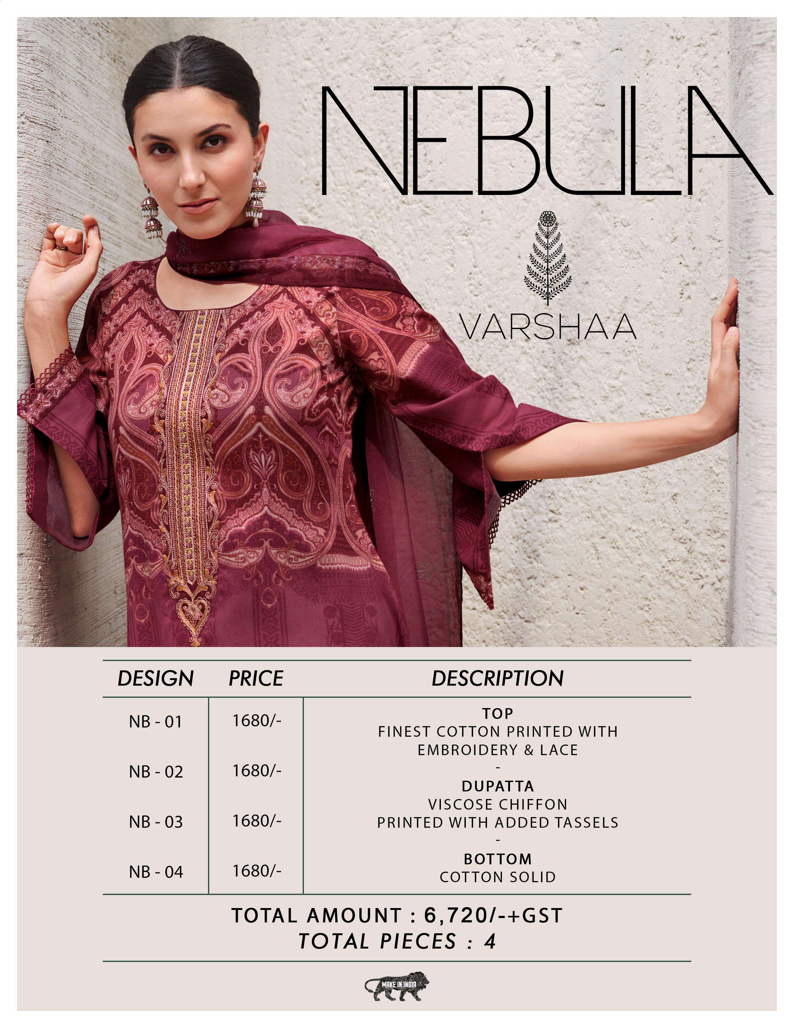 nebula by varsha fashion party wear salwar kameez catalogue online collection surat gujarat 