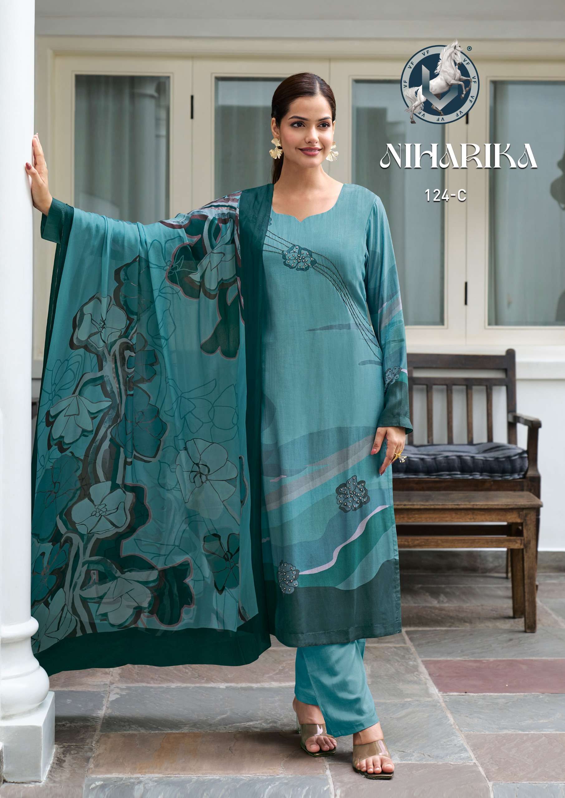 niharika by vivek fashion unstich salwar kameez catalogue online supplier surat gujarat 