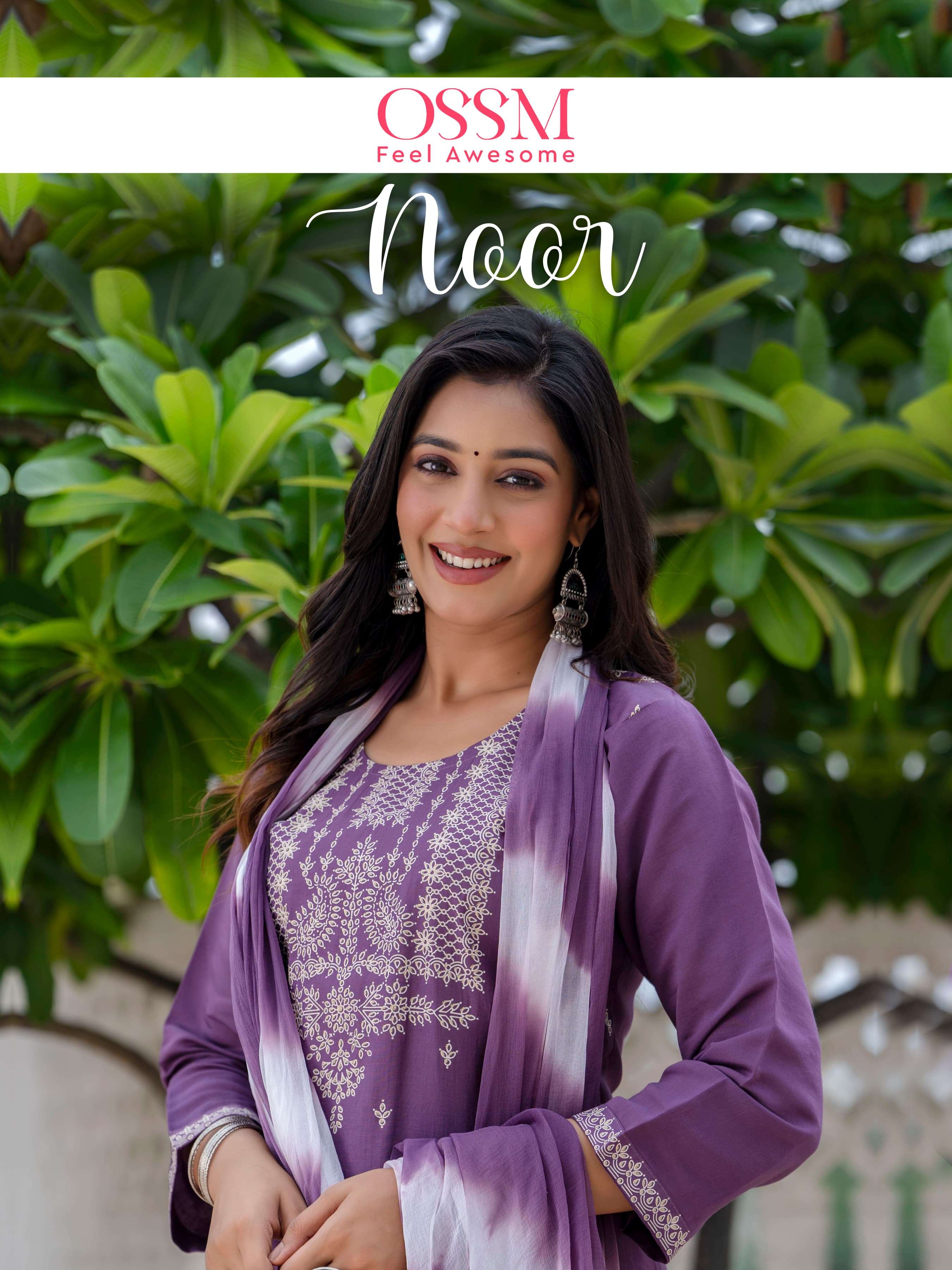 noor by ossm 101-106 series designer decent look kurtis catalogue online purchasing surat gujarat 