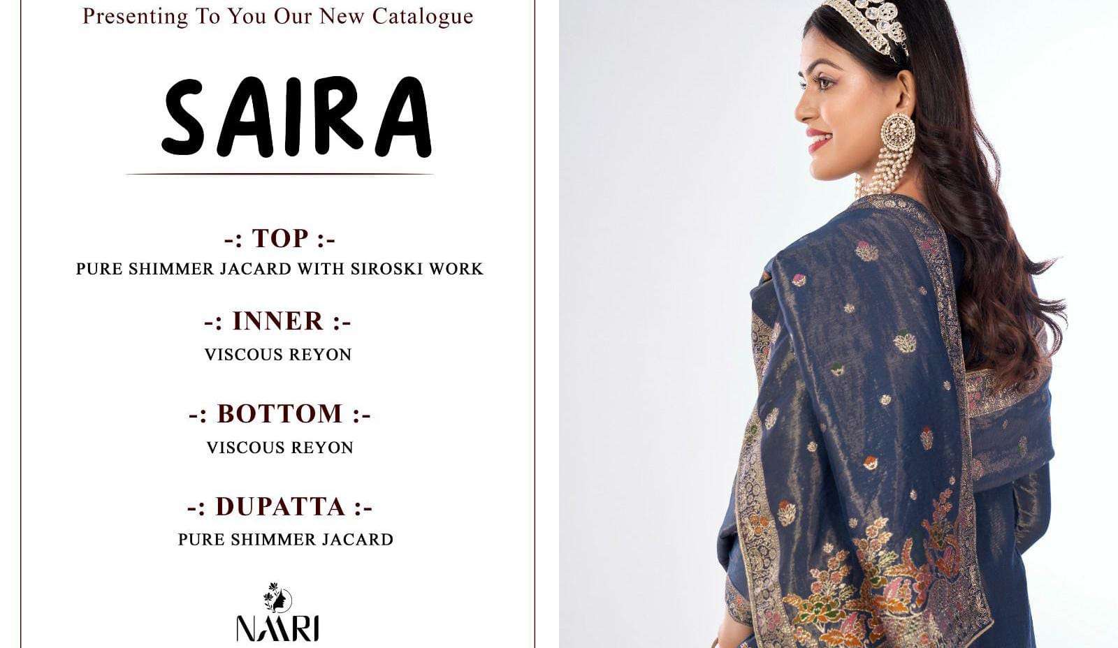 saira by naari 94001-94004 series function special salwar kameez catalogue online dealer surat gujarat 