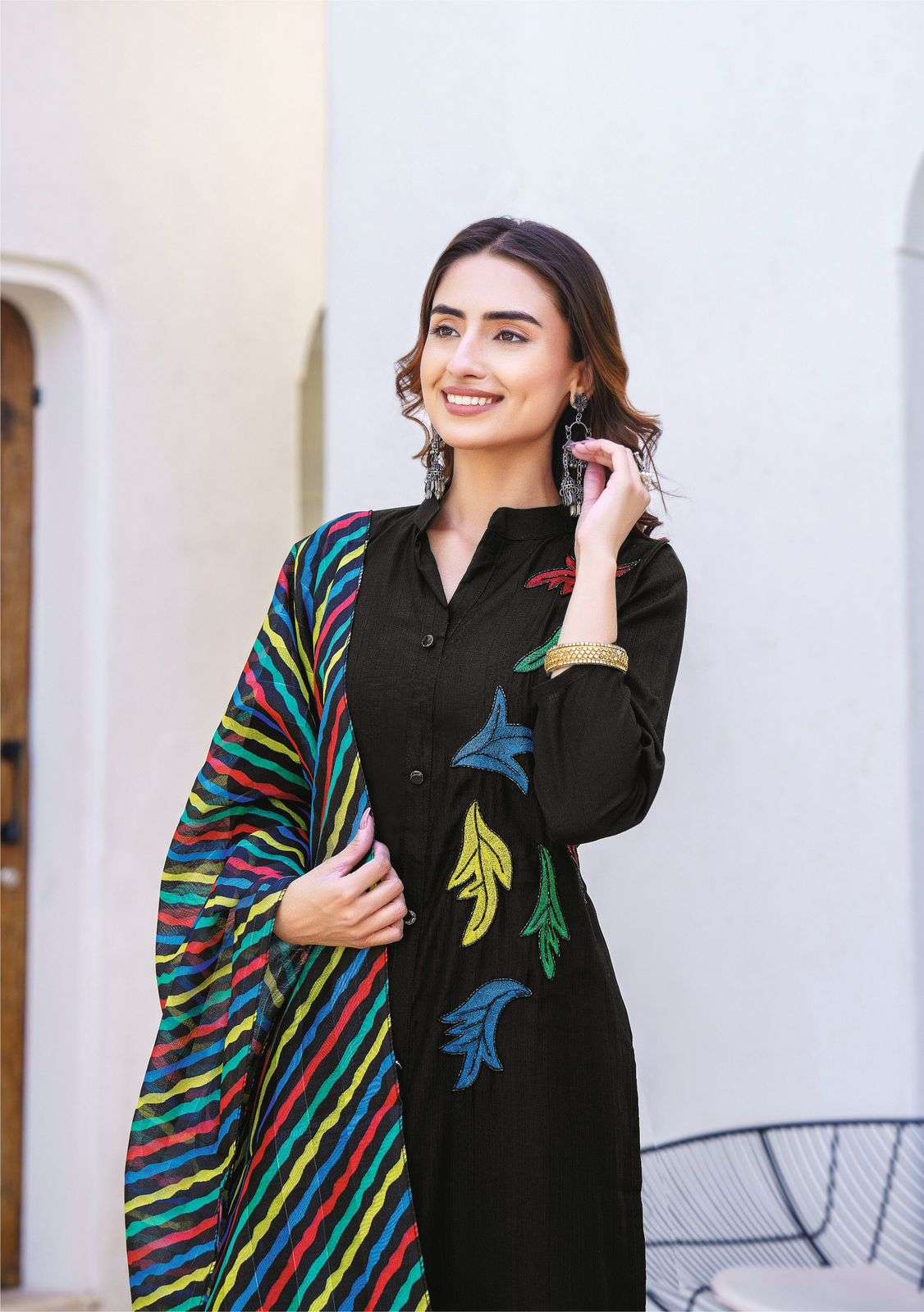 womaniya vol-5 by 18 attitude 501-507 series latest fancy designer kurtis catalogue online collection surat gujarat 