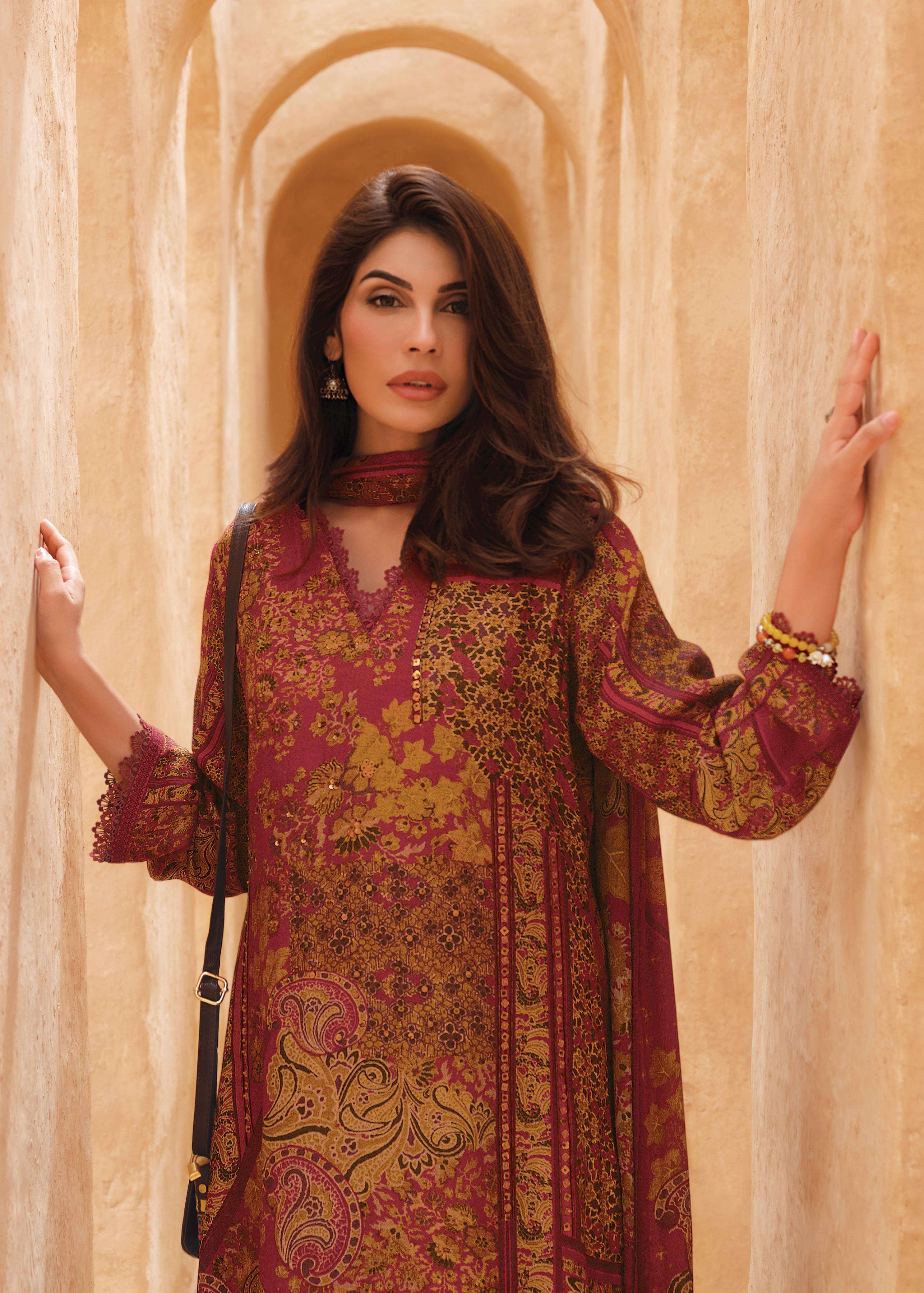 carter by varsha fashion exclusive designer print with handwork dress material catalogue latest design 2024