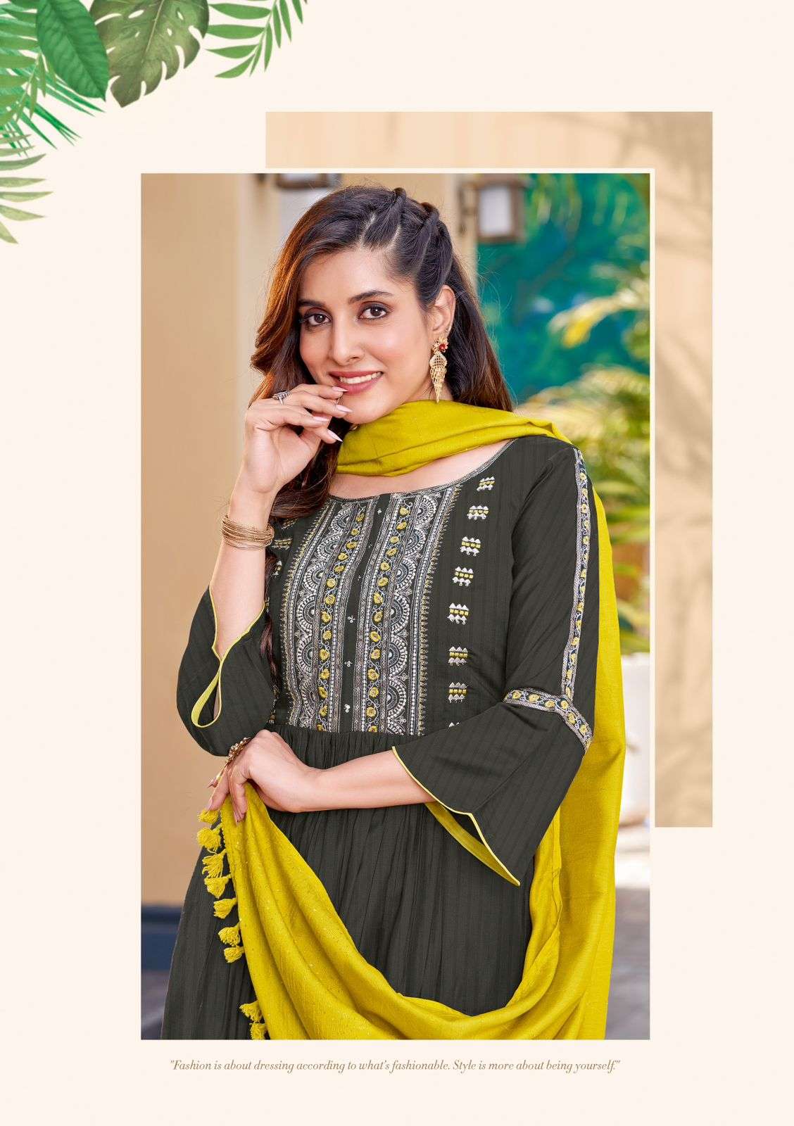 coral vol-2 by wooglee fashion 1007-1012 series trendy designer top bottom with dupatta set catalogue surat 