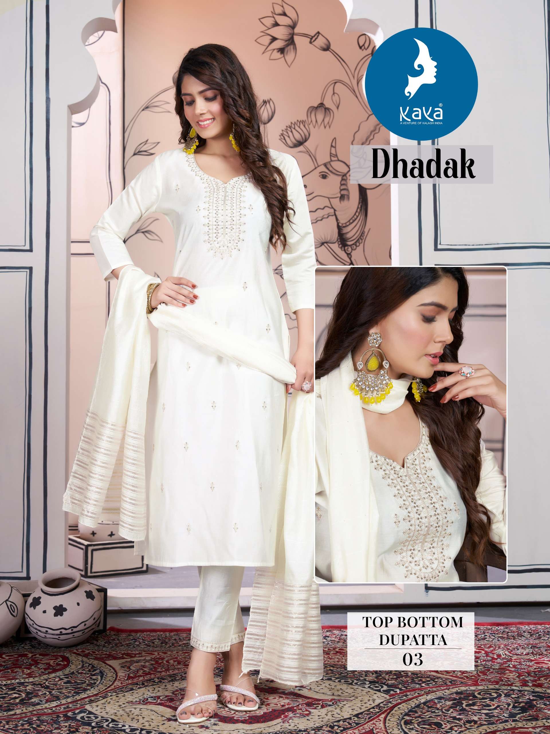 dhadak by kaya indian designer festive wear kurtis catalogue online collection surat gujarat