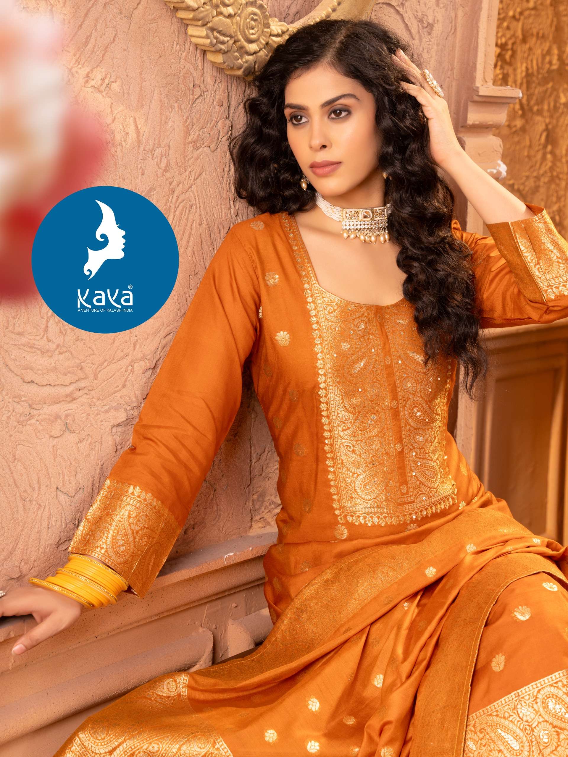 Golden kurtis online best sale