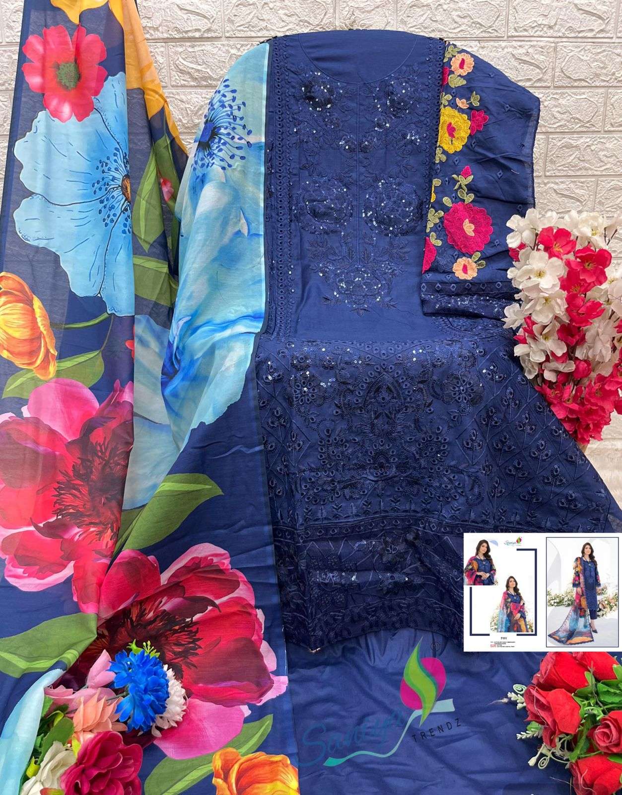 karma vol-1 by saniya trendz 1001-1003 series pakistani designer salwar kameez catalogue online surat gujarat 