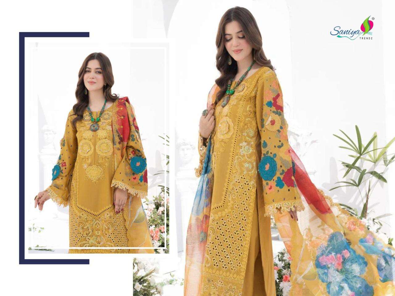 karma vol-1 by saniya trendz 1001-1003 series pakistani designer salwar kameez catalogue online surat gujarat 