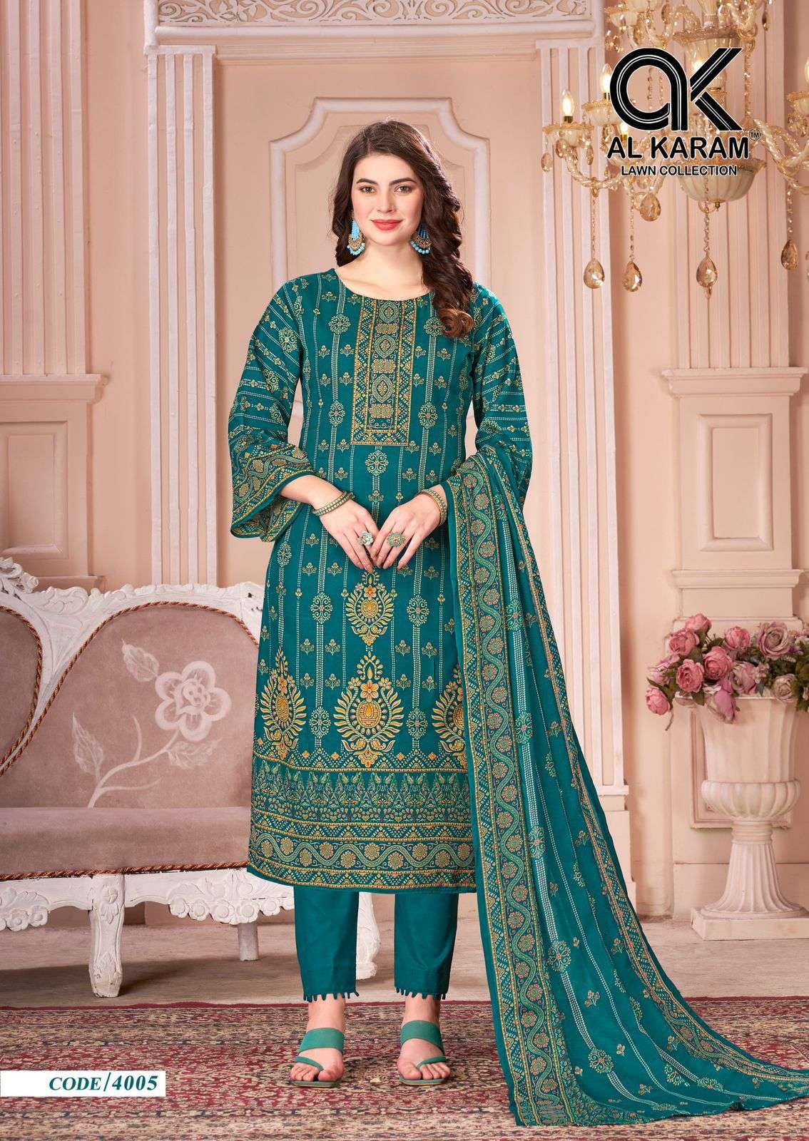 mahjabeen vol-4 by al karam 4001-4008 series pure soft cotton salwar kameez catalogue online shopping surat gujarat 