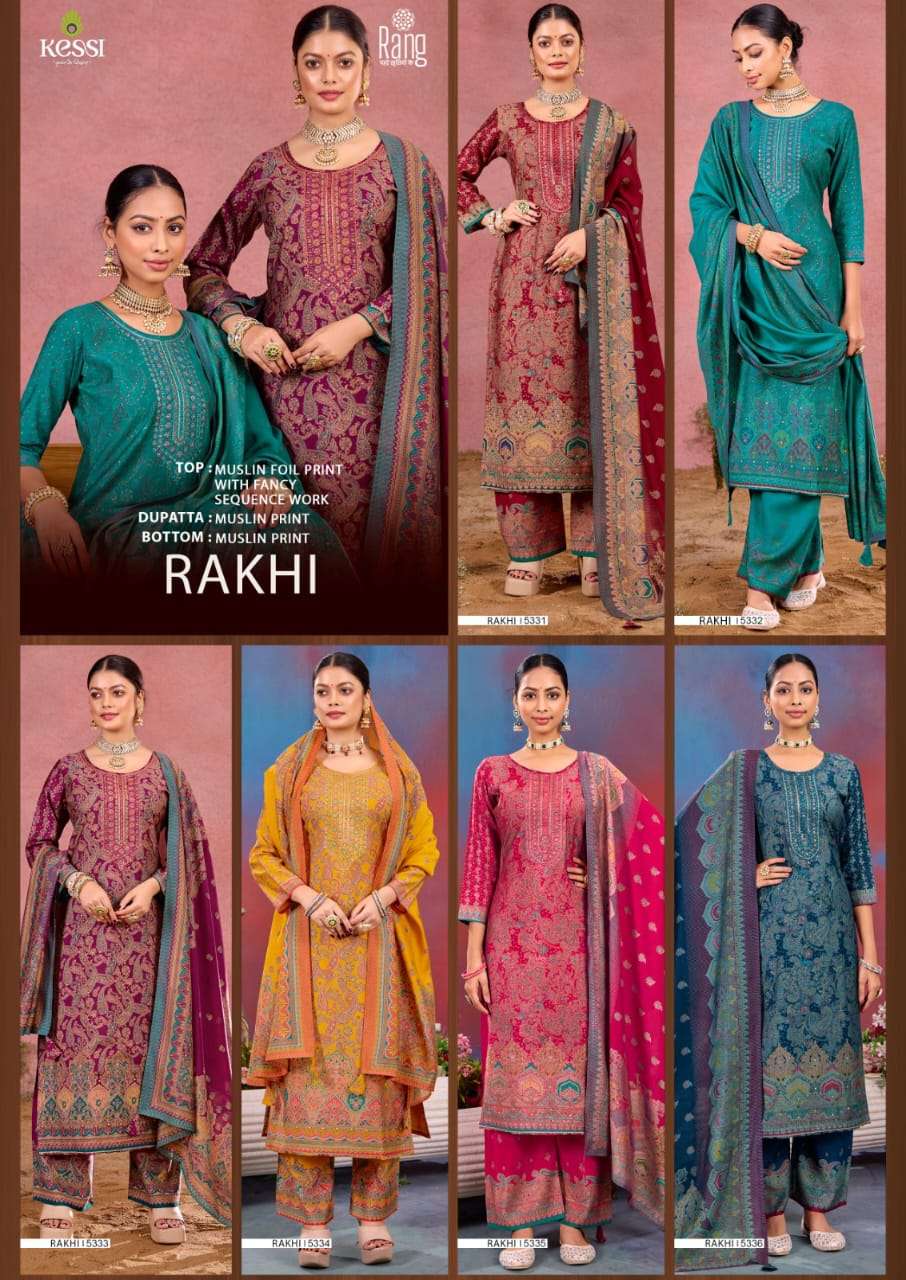 rakhi by rang 5331-5336 series unstich designer salwar kameez catalogue online purchasing surat gujarat 