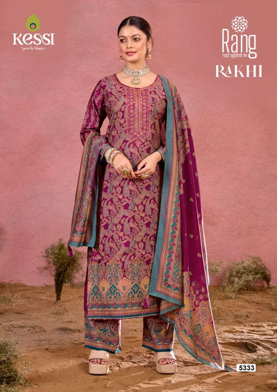 rakhi by rang 5331-5336 series unstich designer salwar kameez catalogue online purchasing surat gujarat 