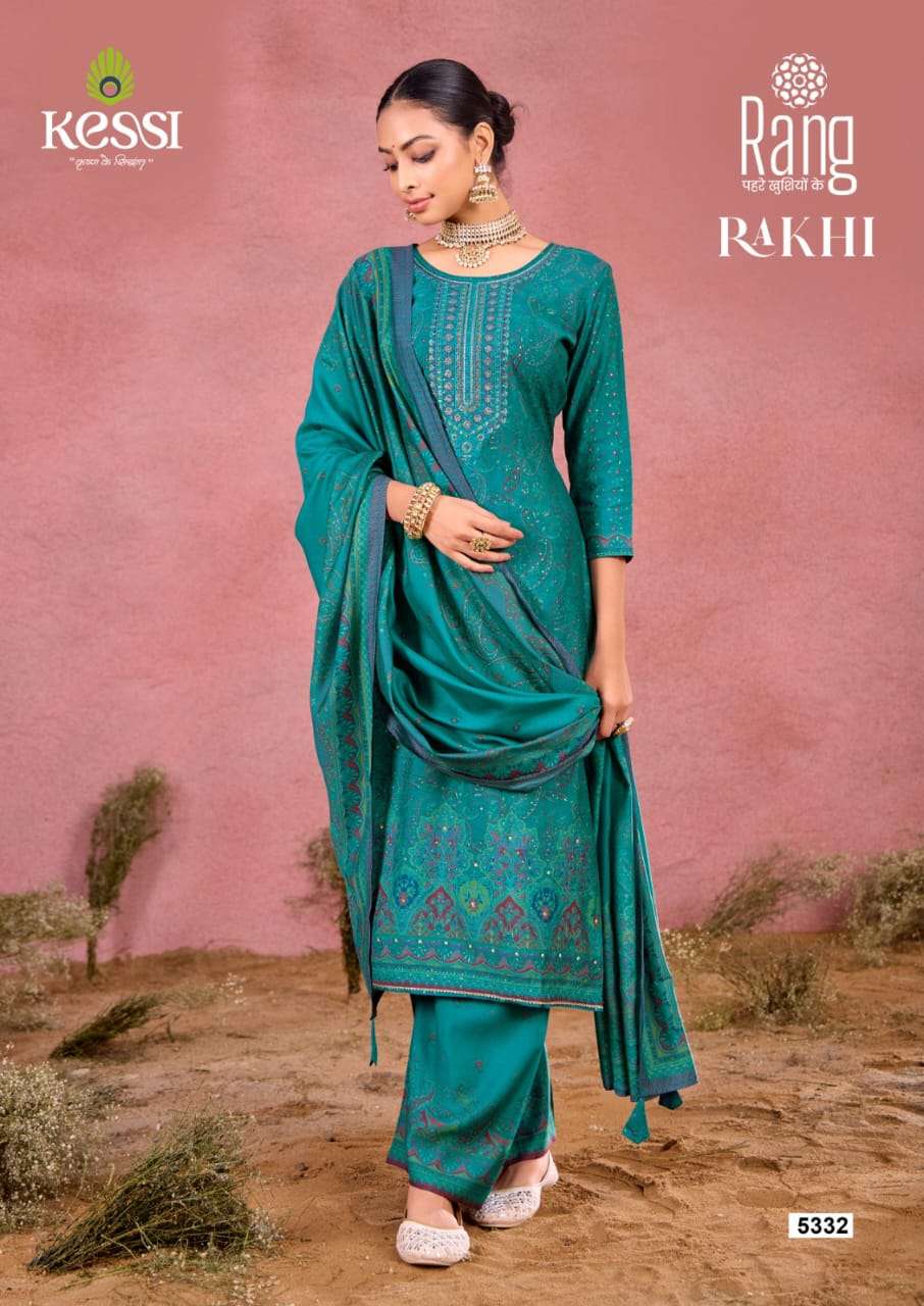 rakhi by rang 5331-5336 series unstich designer salwar kameez catalogue online purchasing surat gujarat 
