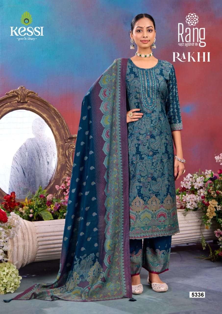 rakhi by rang 5331-5336 series unstich designer salwar kameez catalogue online purchasing surat gujarat 