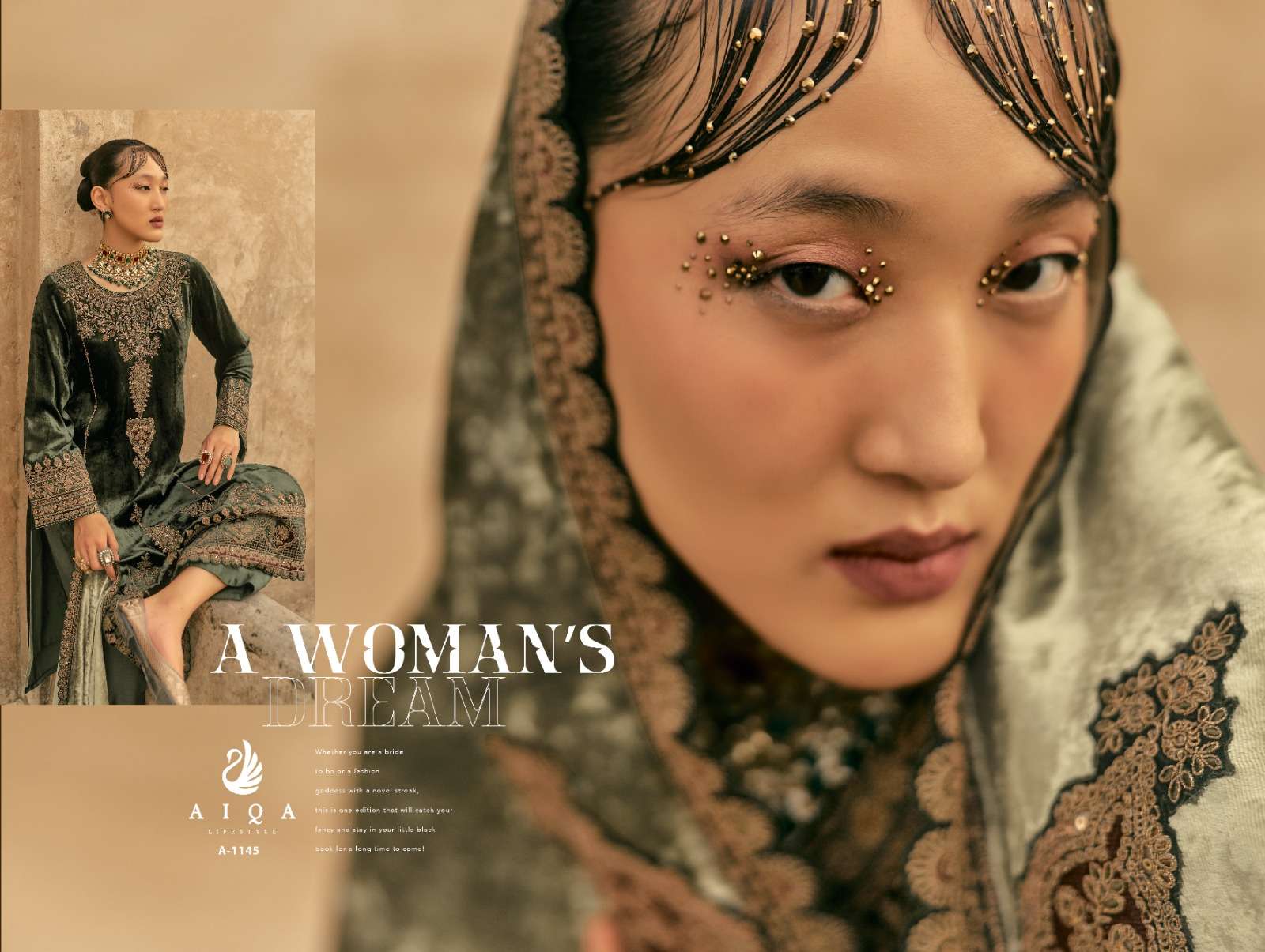 shaina by aiqa lifestyle 1143-1150 series heavy designer velvet pashmina salwar kameez catalogue surat gujarat 