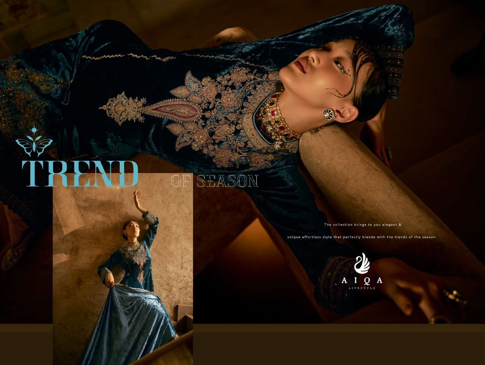 shaina by aiqa lifestyle 1143-1150 series heavy designer velvet pashmina salwar kameez catalogue surat gujarat 
