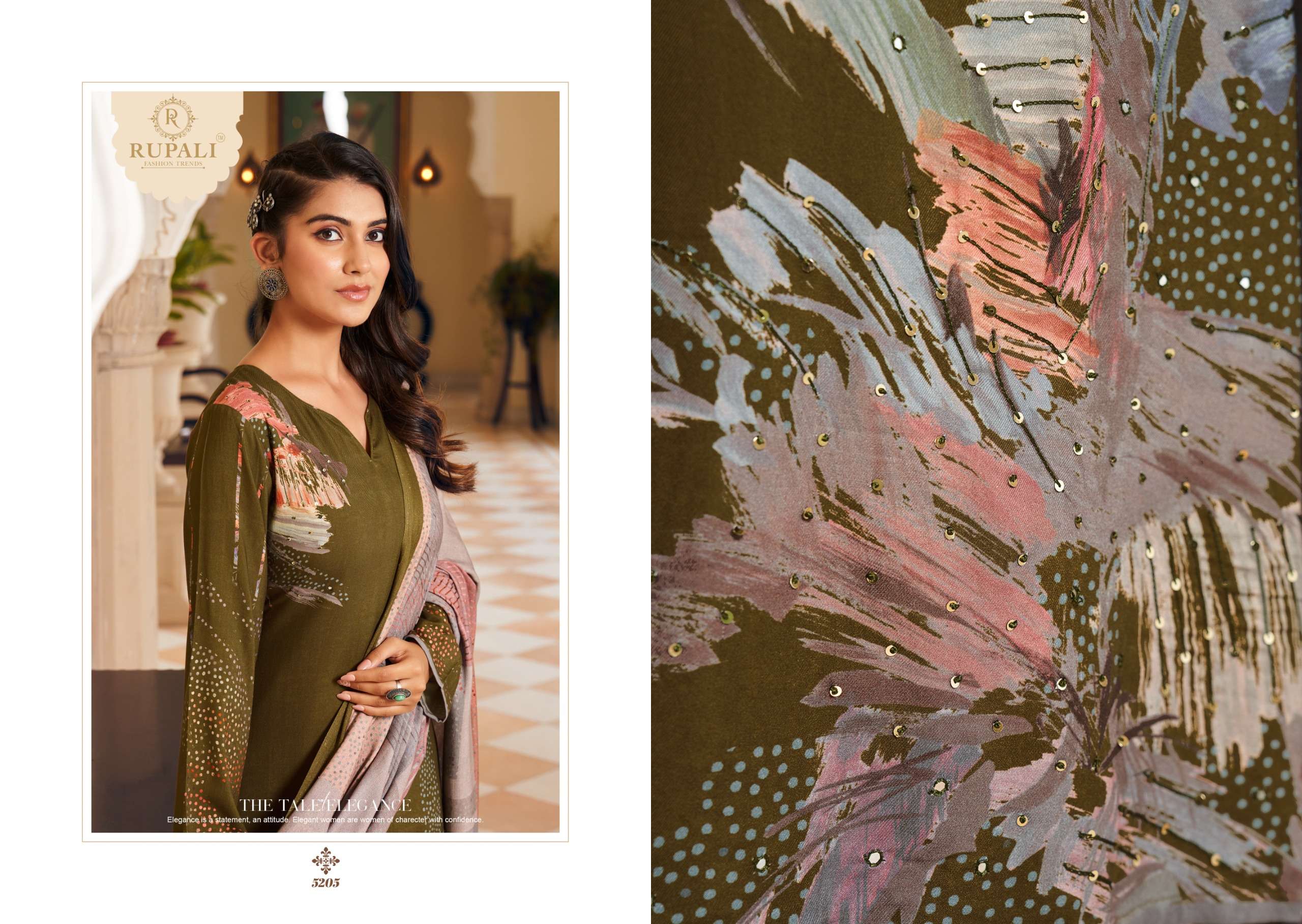 ziya by rupali fashion 5201-5206 series viscose pashmina exclusive salwar suits catalogue buy online surat 