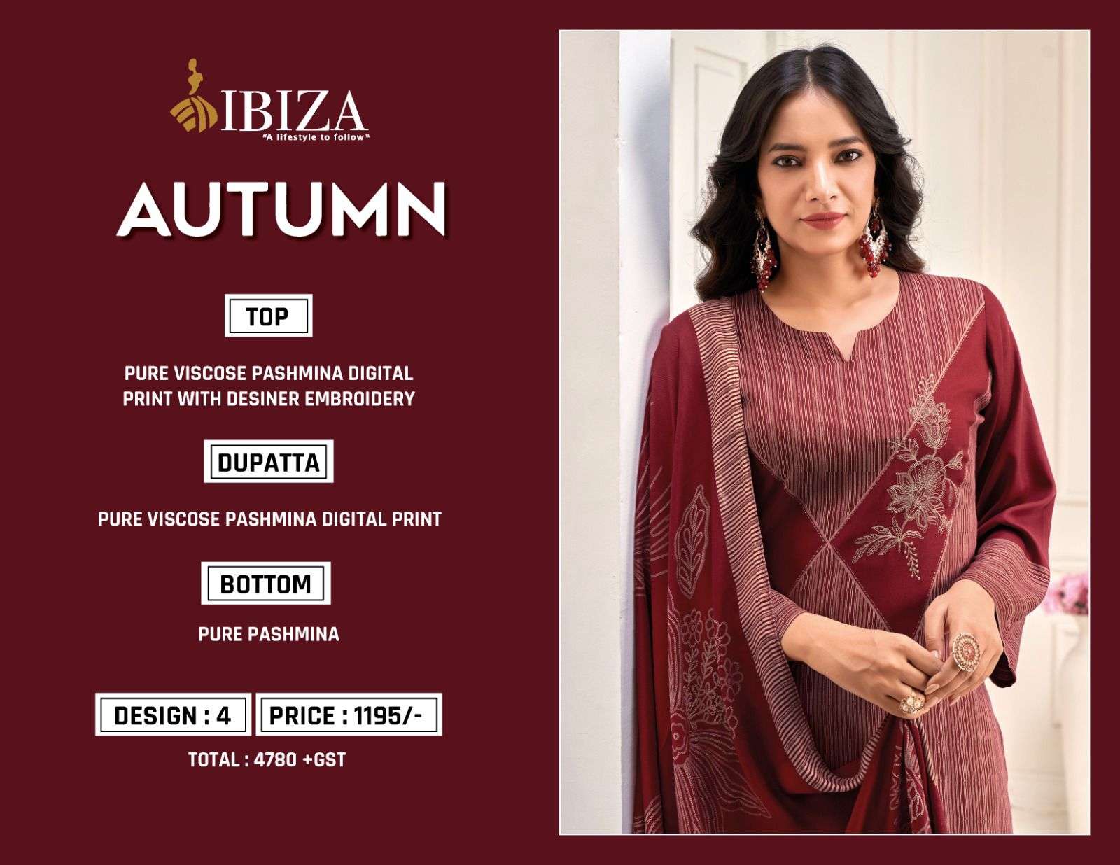 autumn by ibiza 1231-1234 series winter designer viscose pashmina salwar kameez catalogue online shopping surat 