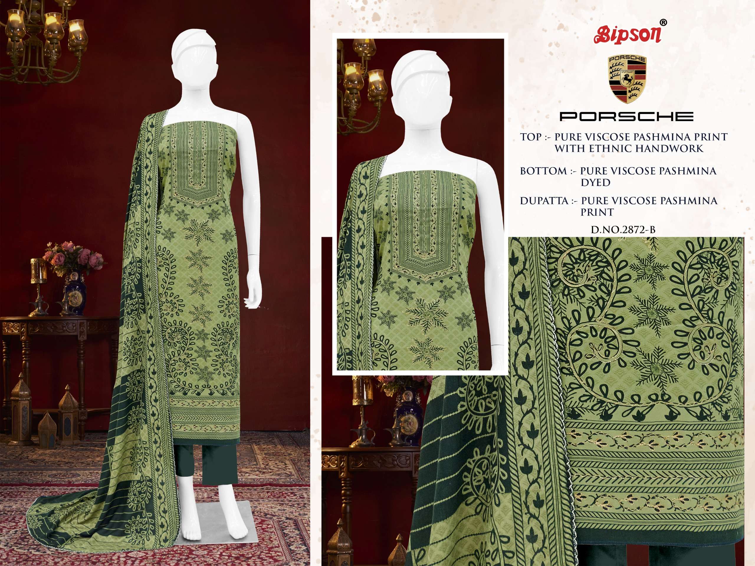 bipson prints porsche 2872 series upcoming winter season special viscose pashmina suits catalogue surat 