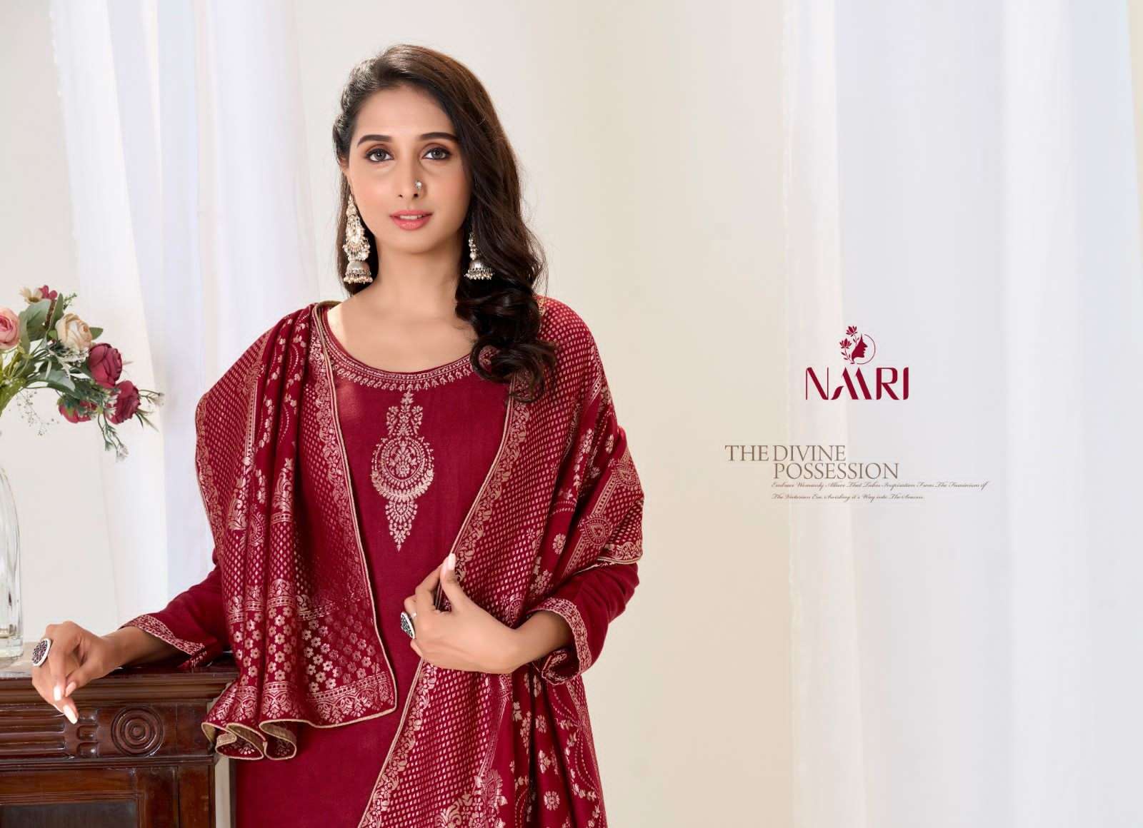 glori by naari 114001-114004 series fancy designer pure viscose pashmina dress material catalogue online shopping surat