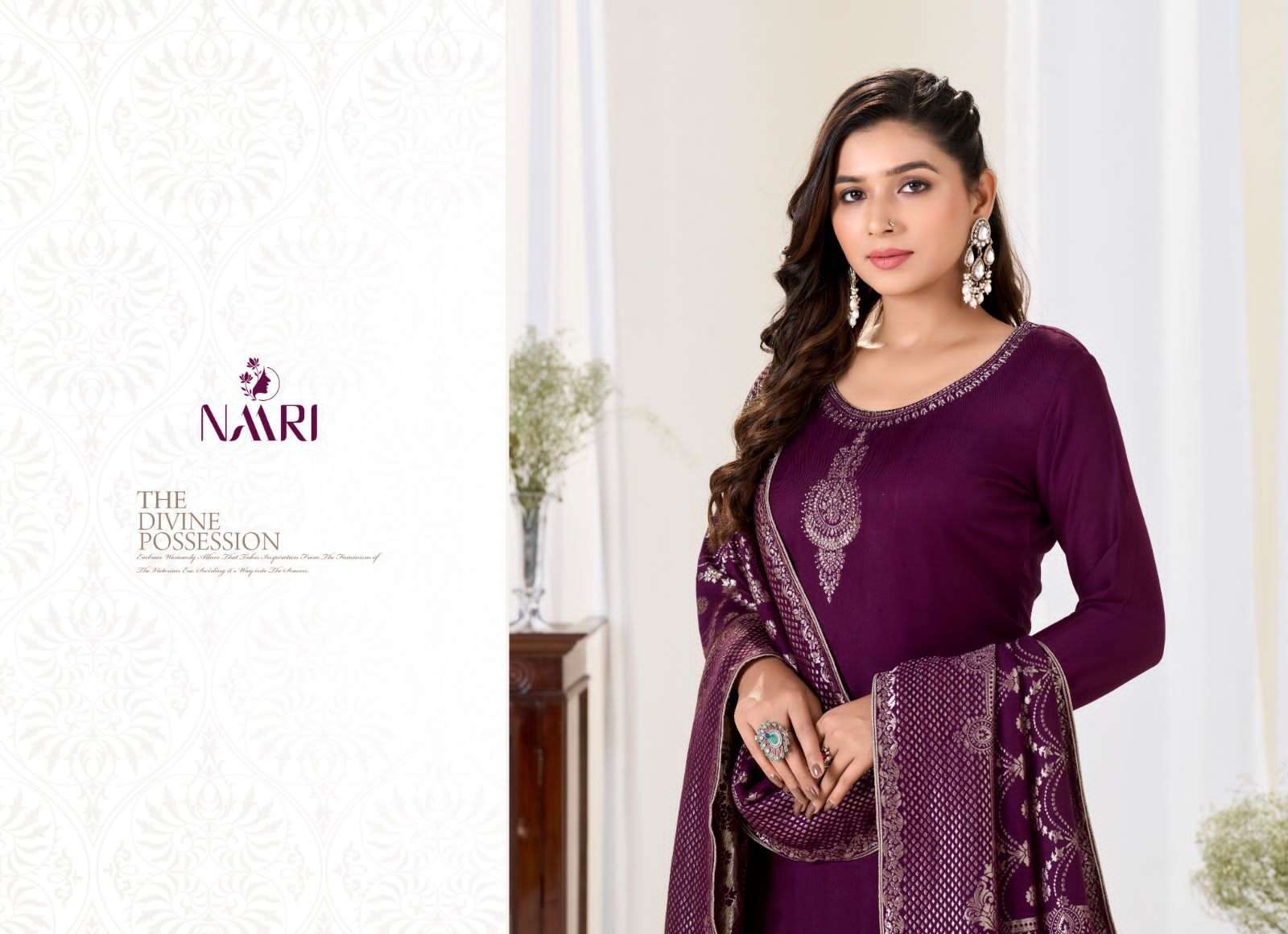 glori by naari 114001-114004 series fancy designer pure viscose pashmina dress material catalogue online shopping surat