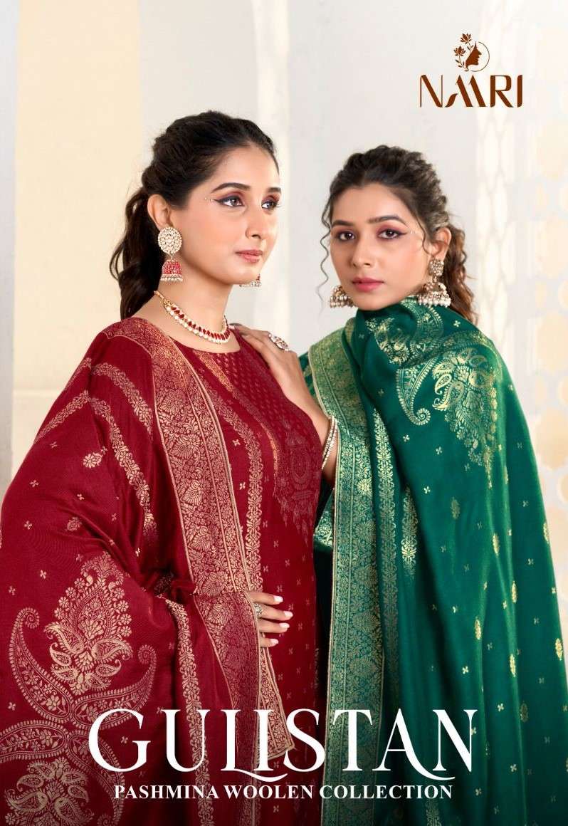 gulistan by naari 117001-117004 series exclusive designer viscose pashmina salwar suits catalogue online best rate surat