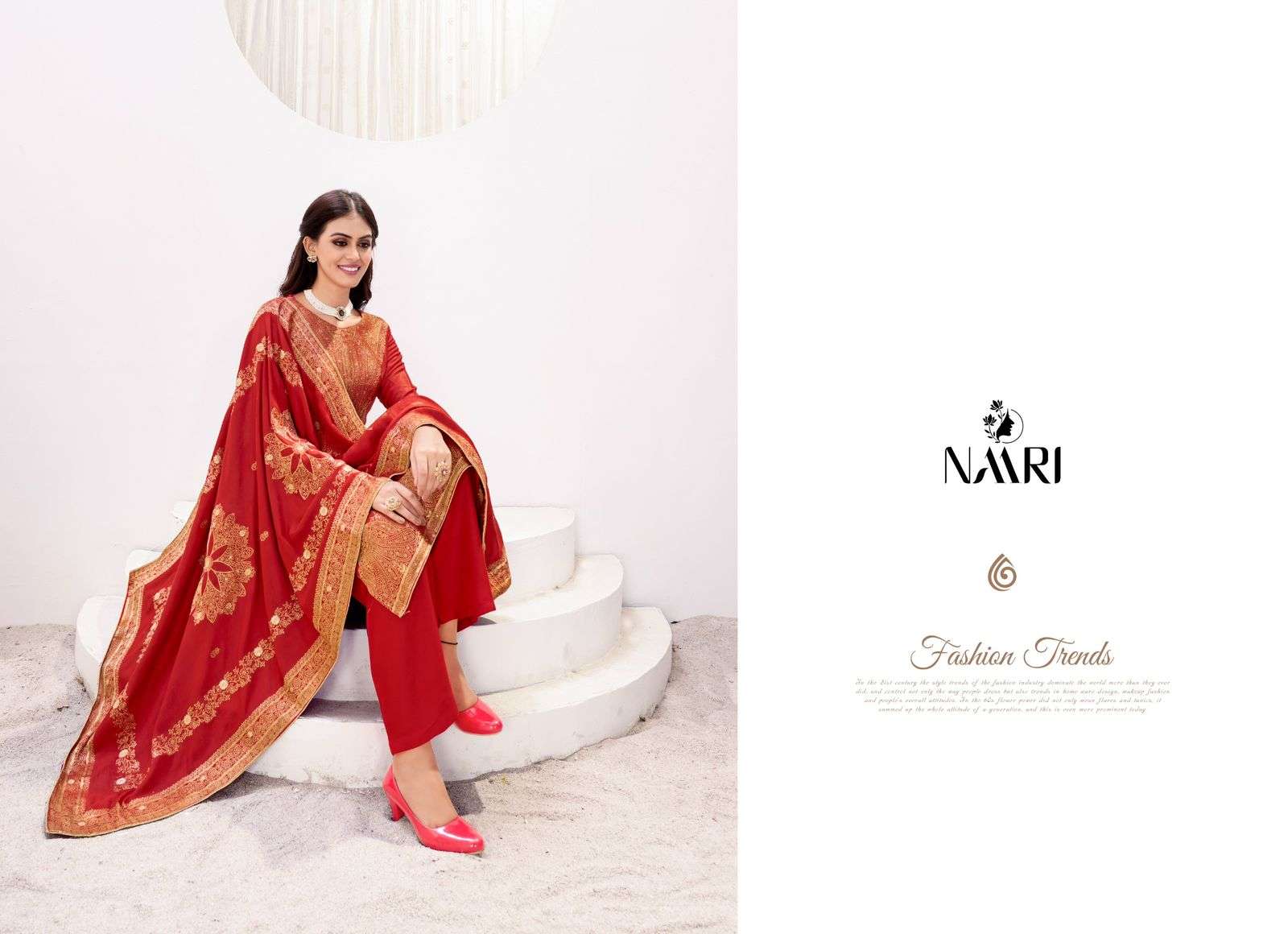 gulpreet by naari 111001-111004 series winter special viscose pashmina salwar suits catalogue wholesale rate surat 