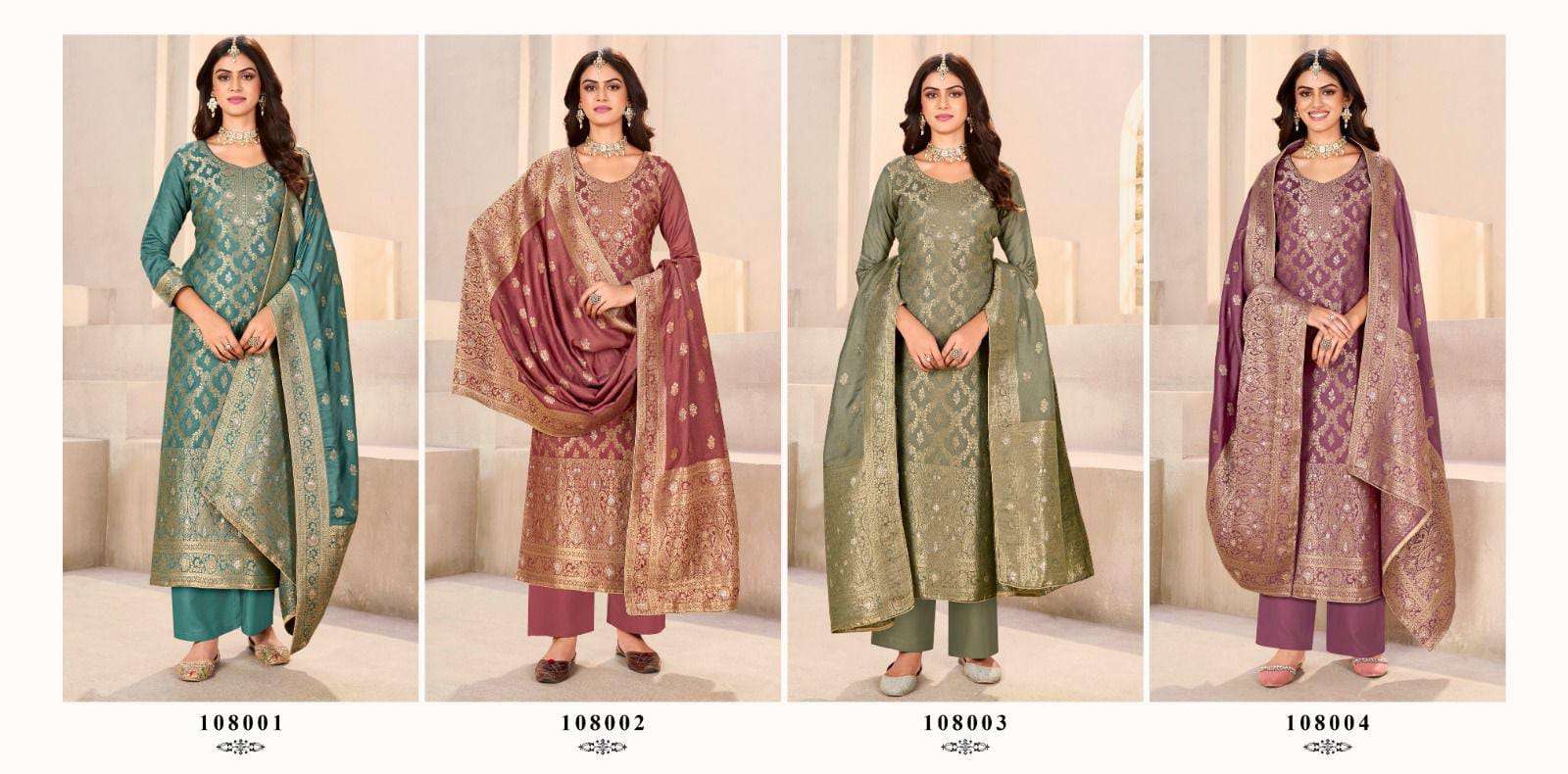 gulshan by naari 108001-108004 series exclusive designer party wear salwar suits catalogue online surat 