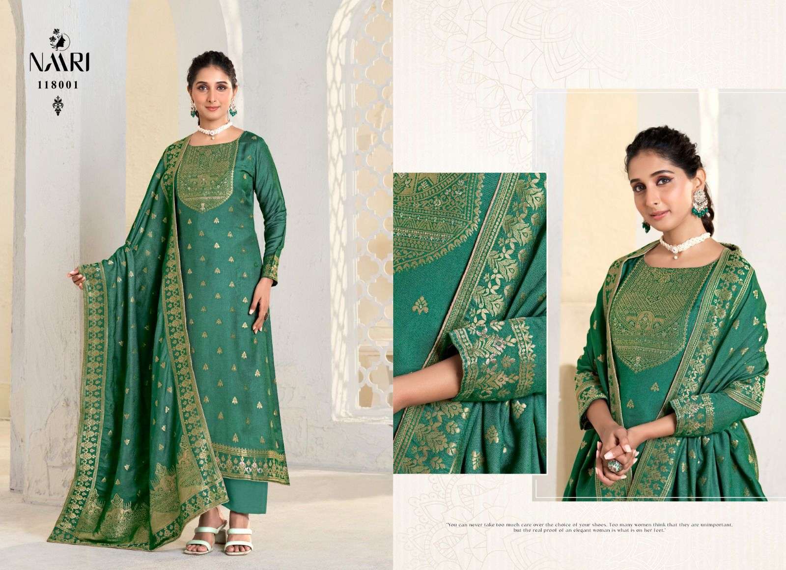 gulzar by naari 118001-118004 series upcoming winter season special pashmina salwar suits catalogue surat