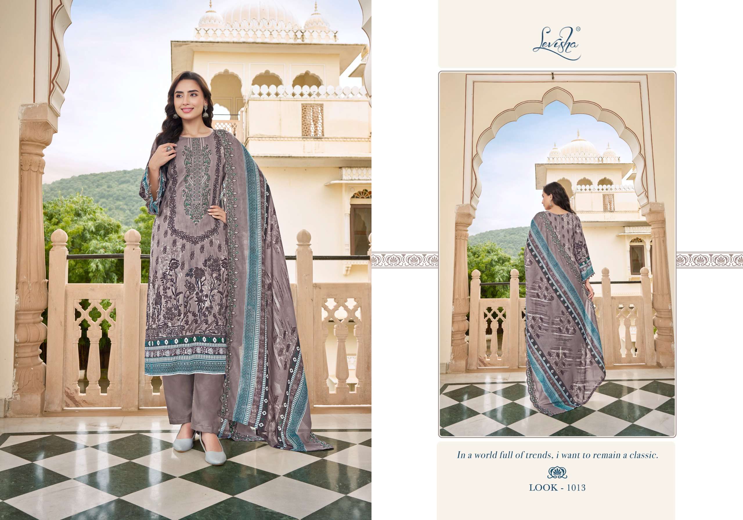 guzarish nx by levisha 1013-1018 series exclusive designer cambric lawn cotton salwar suits material latest catalogue design 2024