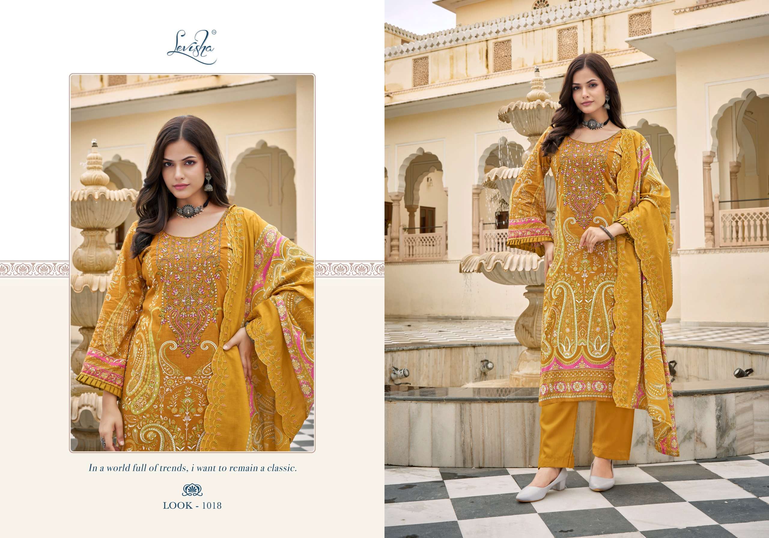 guzarish nx by levisha 1013-1018 series exclusive designer cambric lawn cotton salwar suits material latest catalogue design 2024