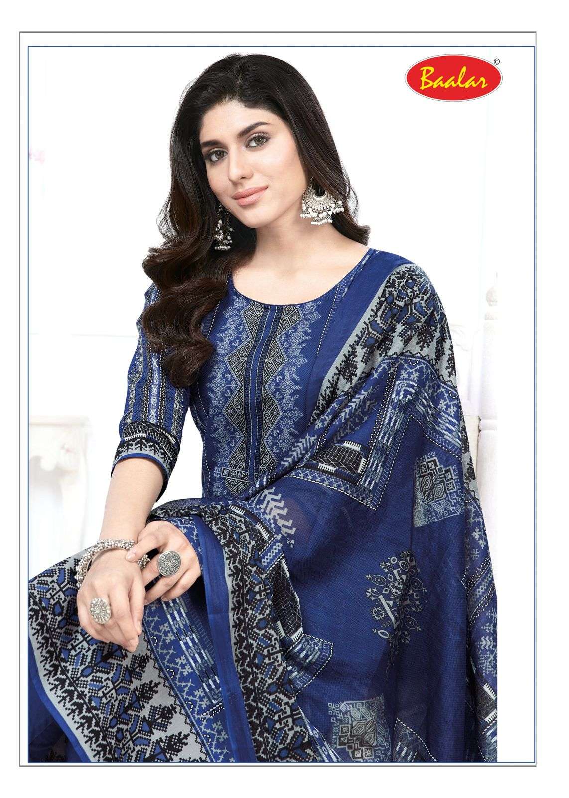 karachi cotton vol-11 by baalar 11007-11015 series fancy designer unstich salwar suits catalogue wholesale dealer surat 