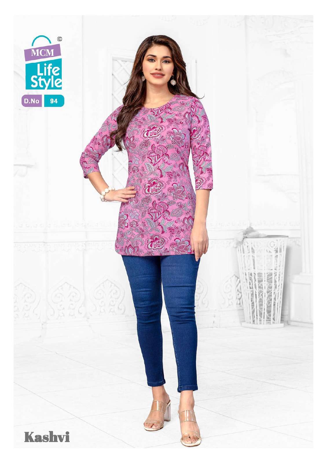 kashvi vol 7 by mcm lifestyle pure cotton designer short tops catalogue online shopping surat