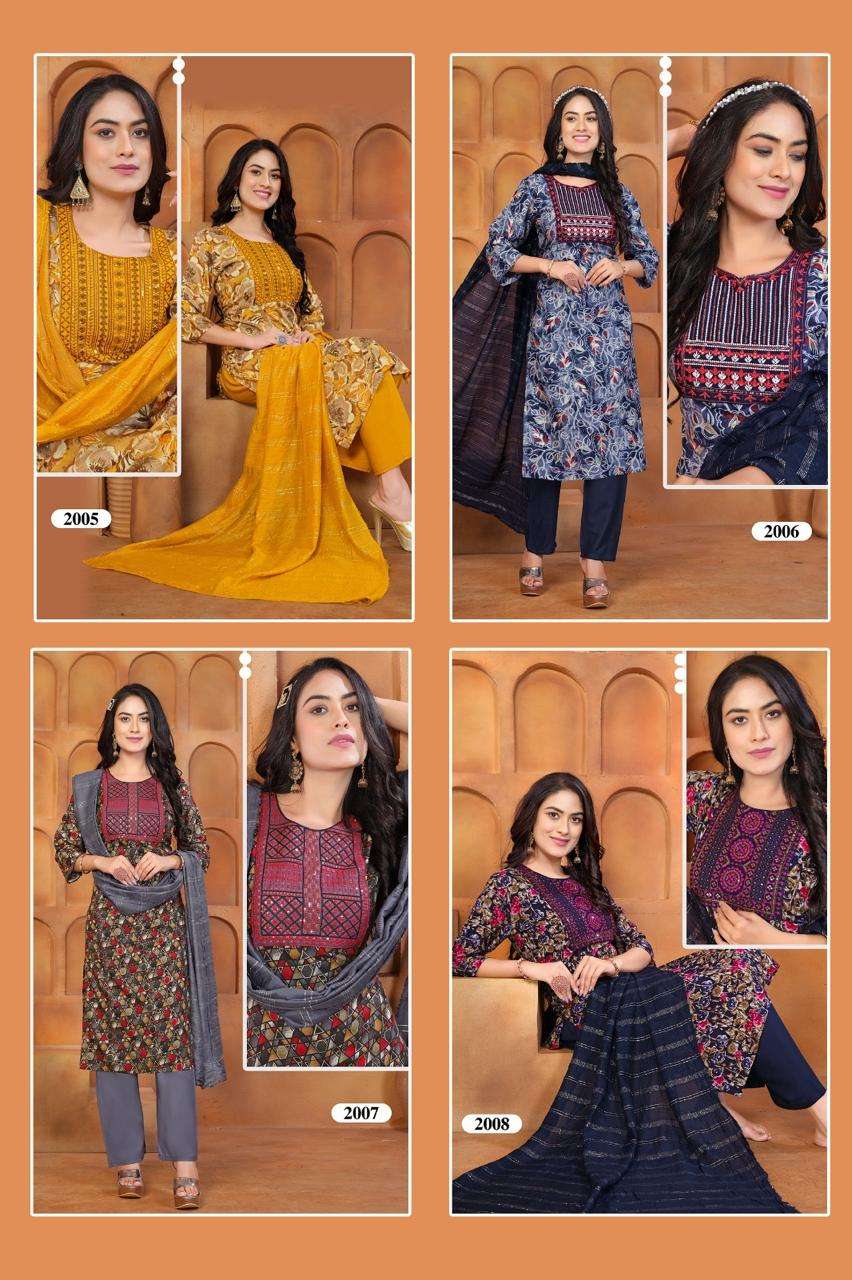 princess vol-3 by kashida 2001-2008 series decent look designer kurtis catalogue wholesaler surat 