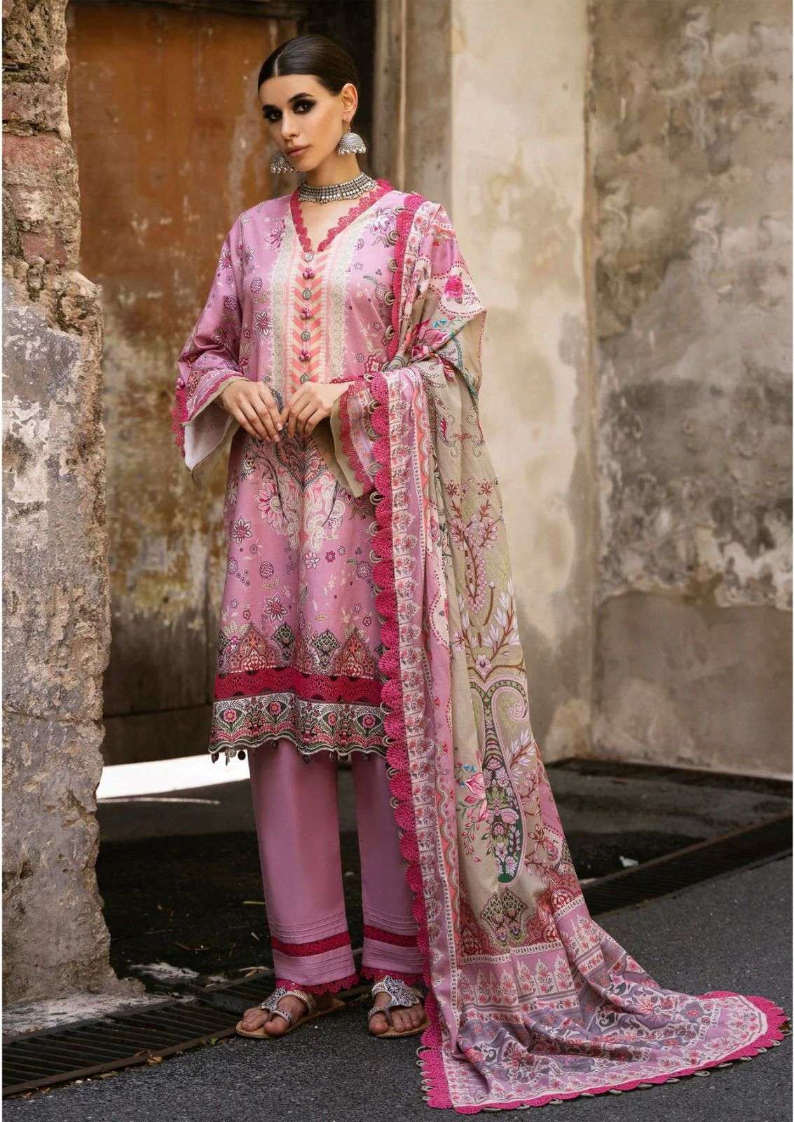 rang rasiya vol-2 by hala 2001-2006 series fancy designer unstich cotton suits catalogue wholesale market surat 