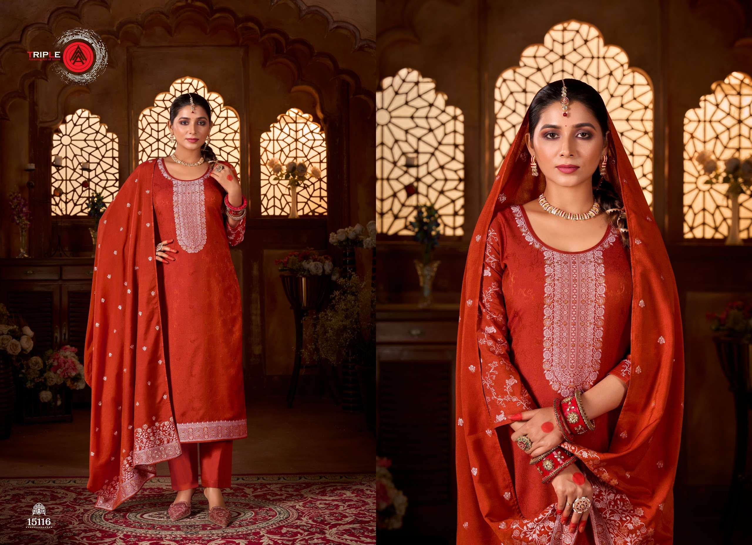 ria vol-2 by triple aaa 15111-15116 series indian designer exclusive suits catalogue online wholesaler surat