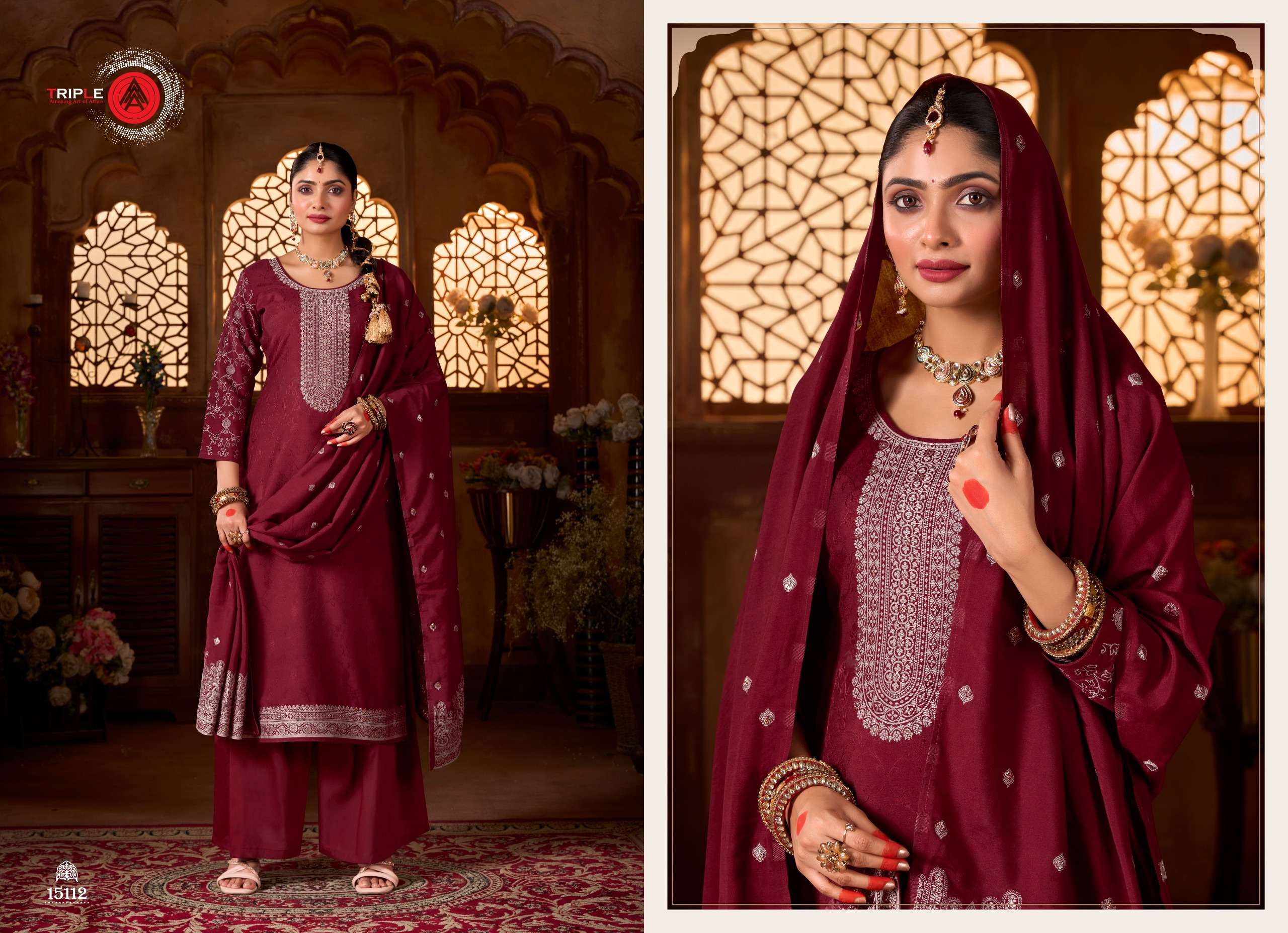 ria vol-2 by triple aaa 15111-15116 series indian designer exclusive suits catalogue online wholesaler surat