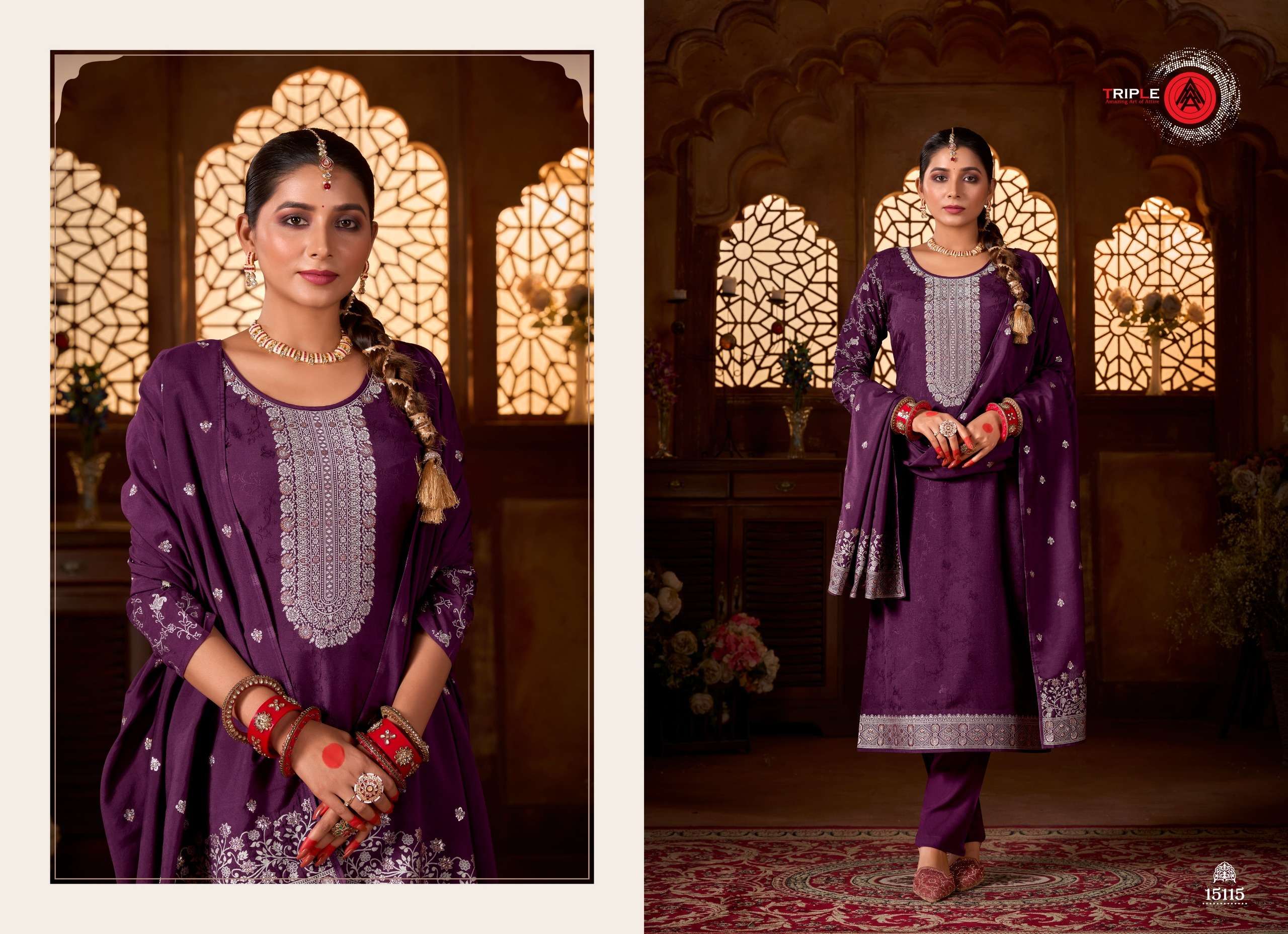 ria vol-2 by triple aaa 15111-15116 series indian designer exclusive suits catalogue online wholesaler surat