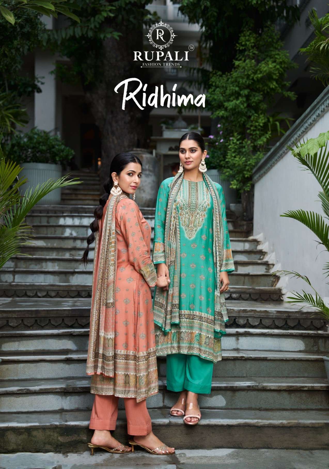 ridhima vol-2 by rupali fashion 2101-2104 series pure viscose pashmina salwar suits latest catalogue design 2024