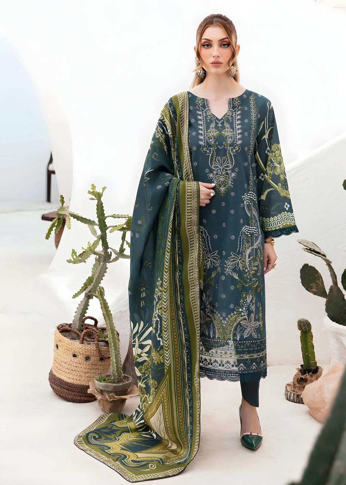 ruhaniyat vol-6 by pratham fashion 601-606 series fancy designer cotton dress material catalogue surat 