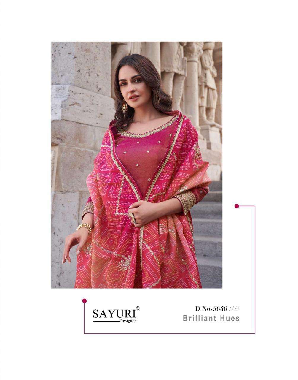 sakhi by sayuri designer 5646-5649 series exclusive party wear salwar suits catalogue latest catalogue design 2024