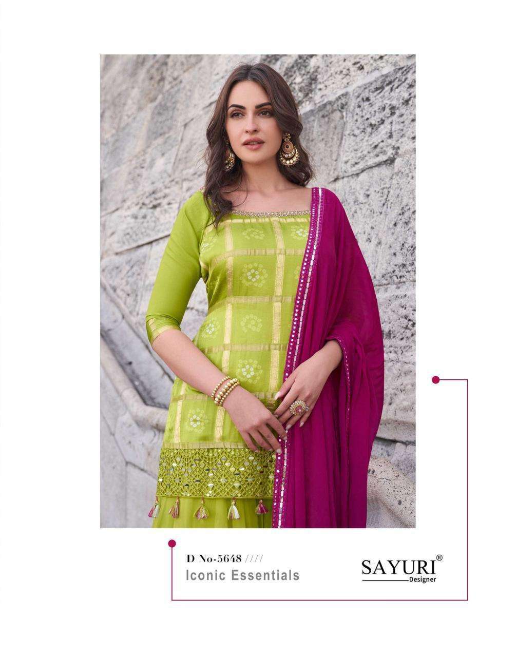 sakhi by sayuri designer 5646-5649 series exclusive party wear salwar suits catalogue latest catalogue design 2024