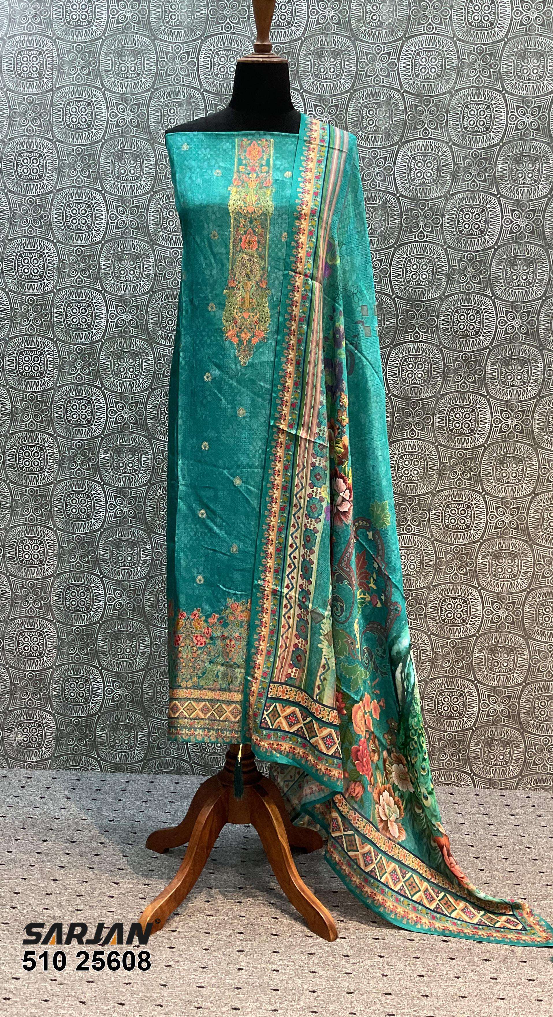 sarjan 25608 series exclusive designer salwar kameez catalogue wholesale price surat 