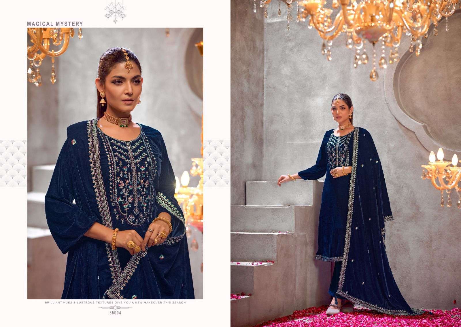 shenaaz by nishant fashion 85001-85006 series upcoming winter special pure velvet suits catalogue online surat