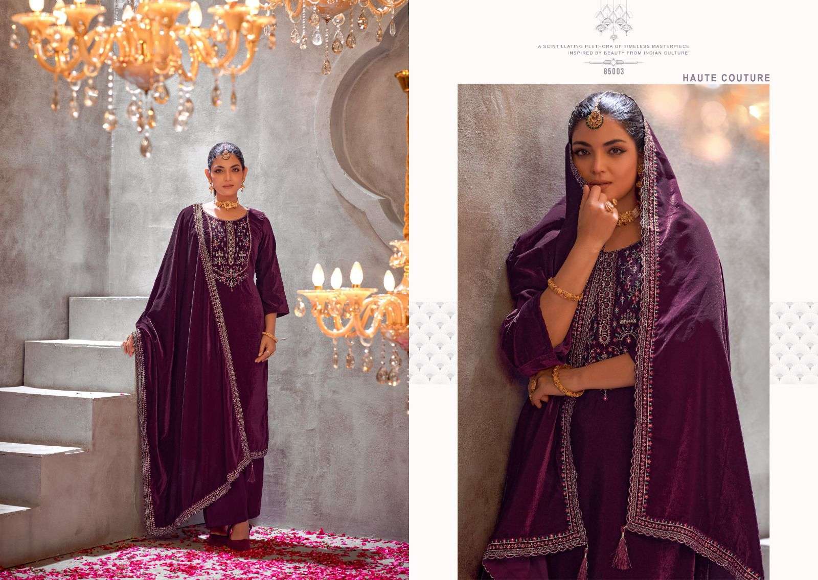 shenaaz by nishant fashion 85001-85006 series upcoming winter special pure velvet suits catalogue online surat