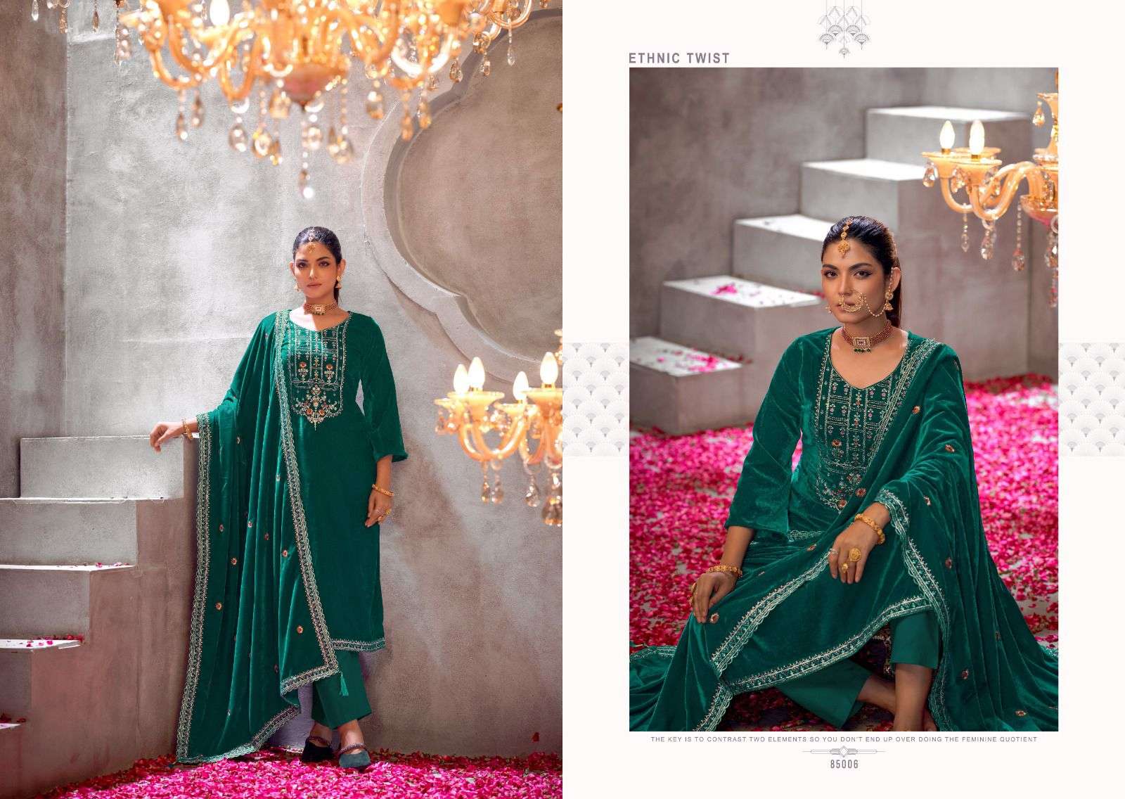 shenaaz by nishant fashion 85001-85006 series upcoming winter special pure velvet suits catalogue online surat