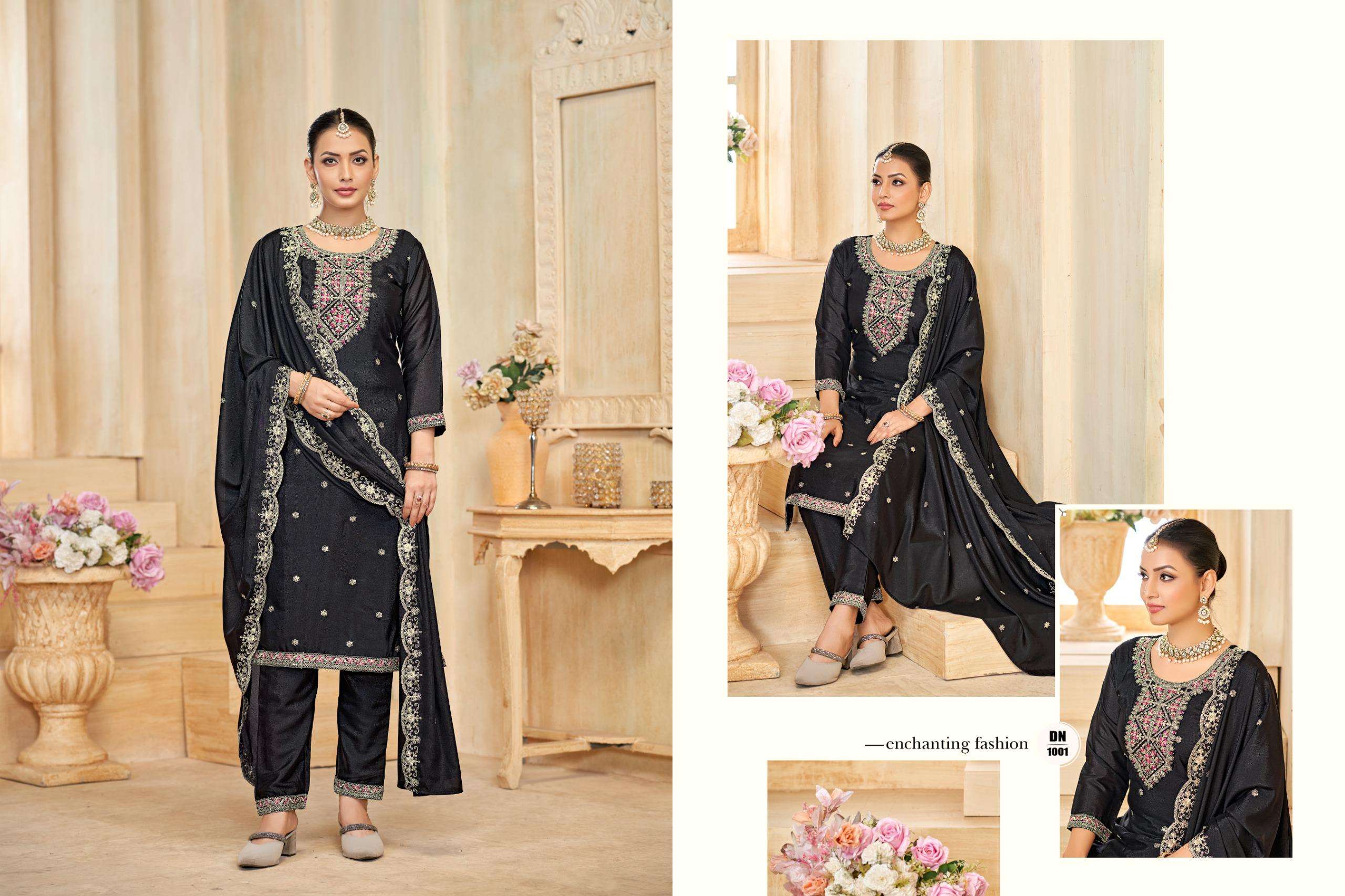 sitara by isavasyam corporation 1001-1004 series exclusive designer readymade party wear suits wholesale dealer surat
