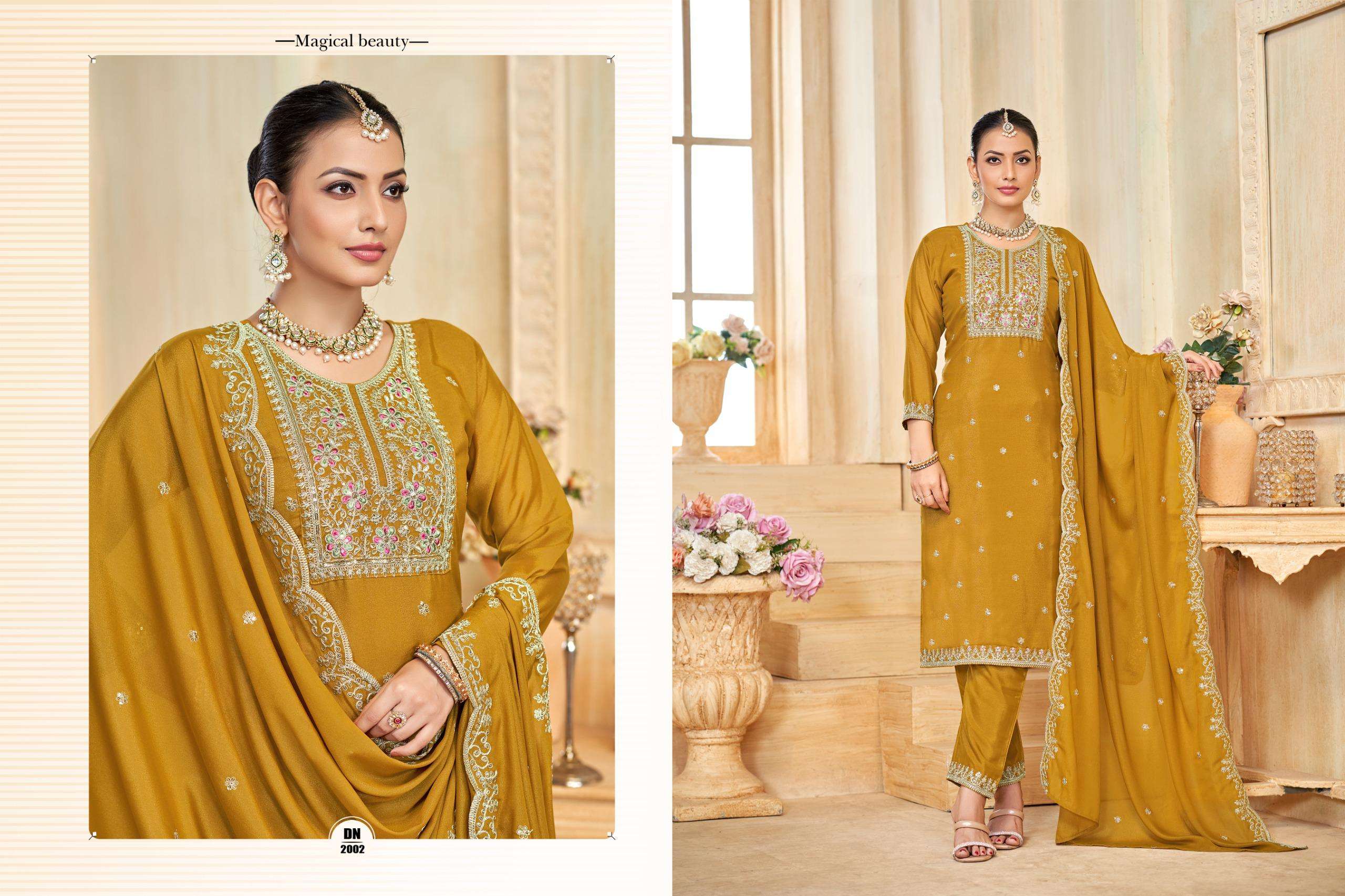 sitara by isavasyam corporation 1001-1004 series exclusive designer readymade party wear suits wholesale dealer surat