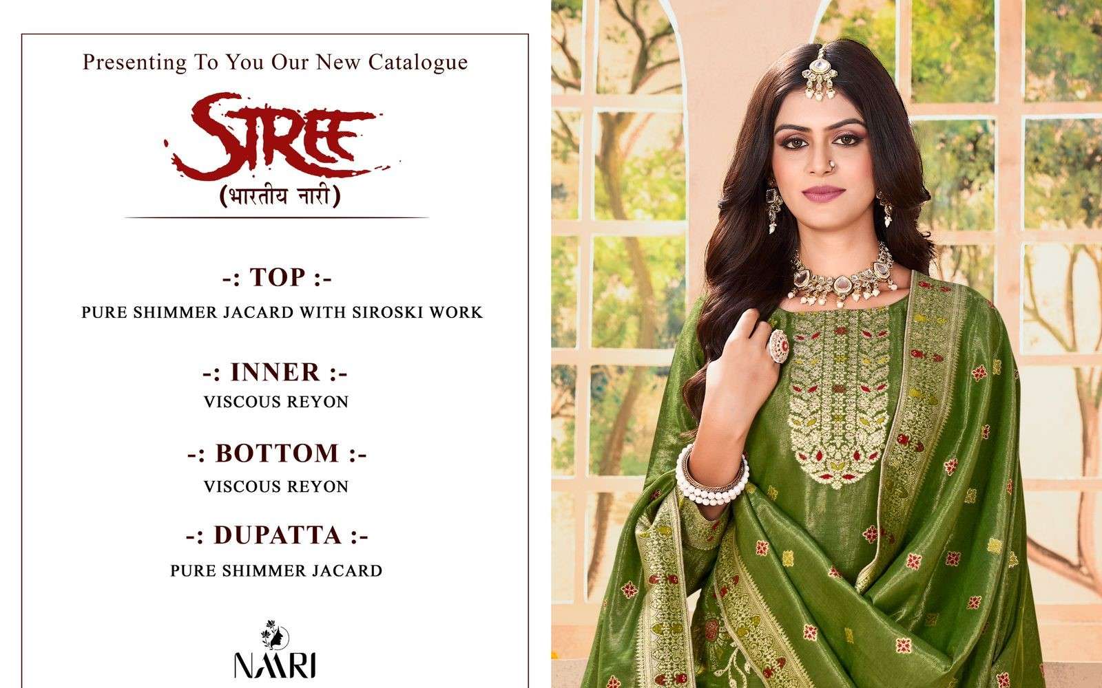 stree by naari 109001-109004 series indian designer party wear salwar kameez catalogue wholesale rate surat 
