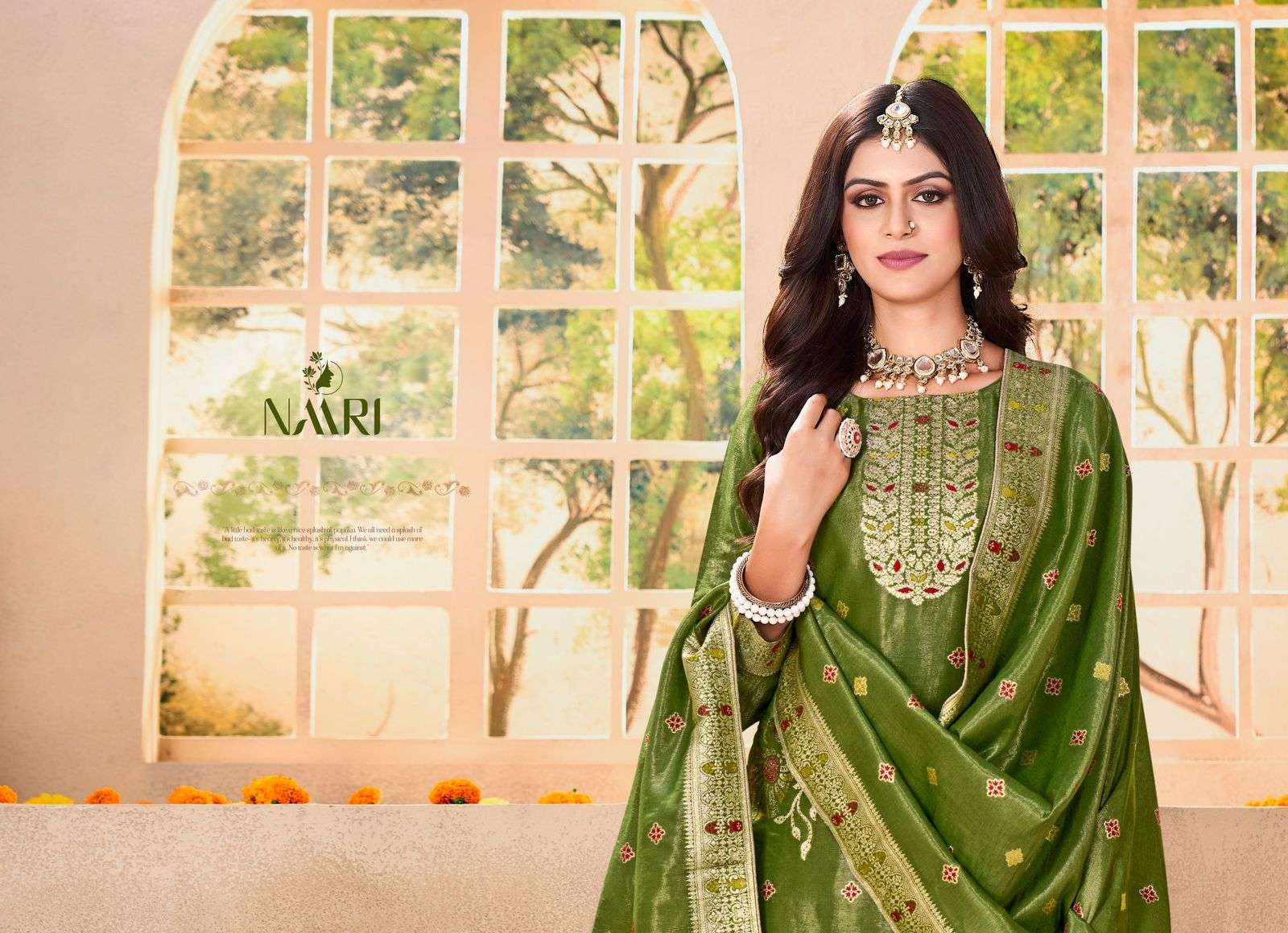 stree by naari 109001-109004 series indian designer party wear salwar kameez catalogue wholesale rate surat 