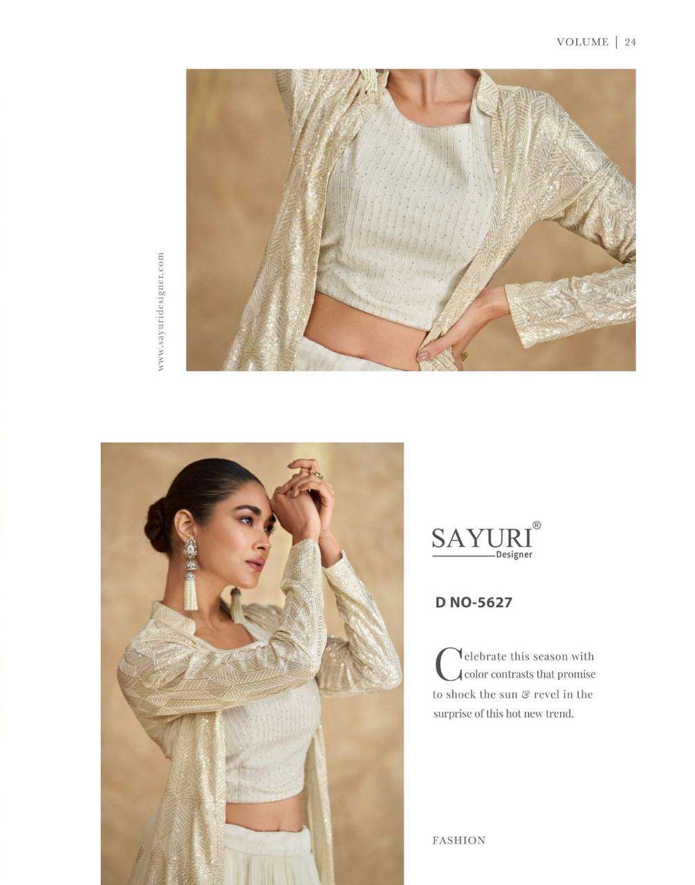 zoya by sayuri designer 5626-5628 series real georgette party wear jacket dress catalogue online best rate surat 
