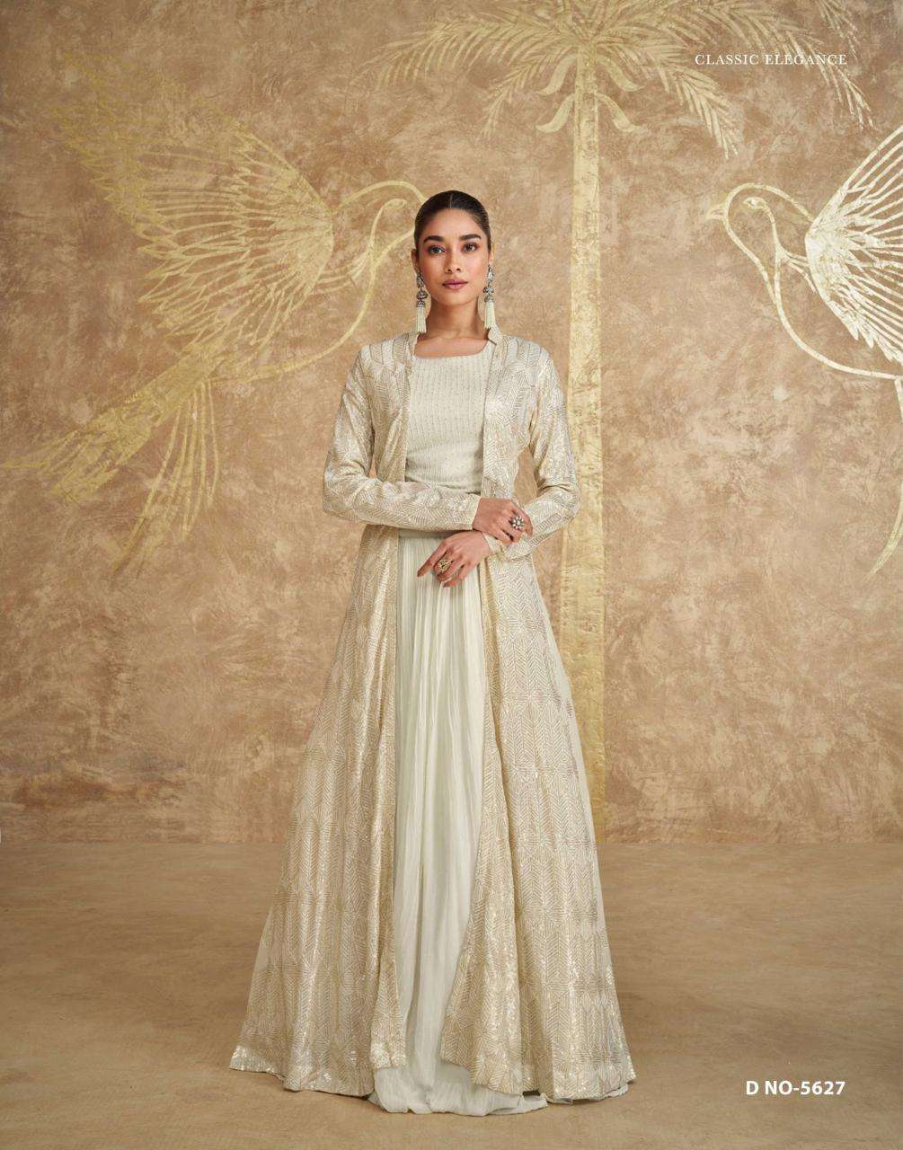 zoya by sayuri designer 5626-5628 series real georgette party wear jacket dress catalogue online best rate surat 